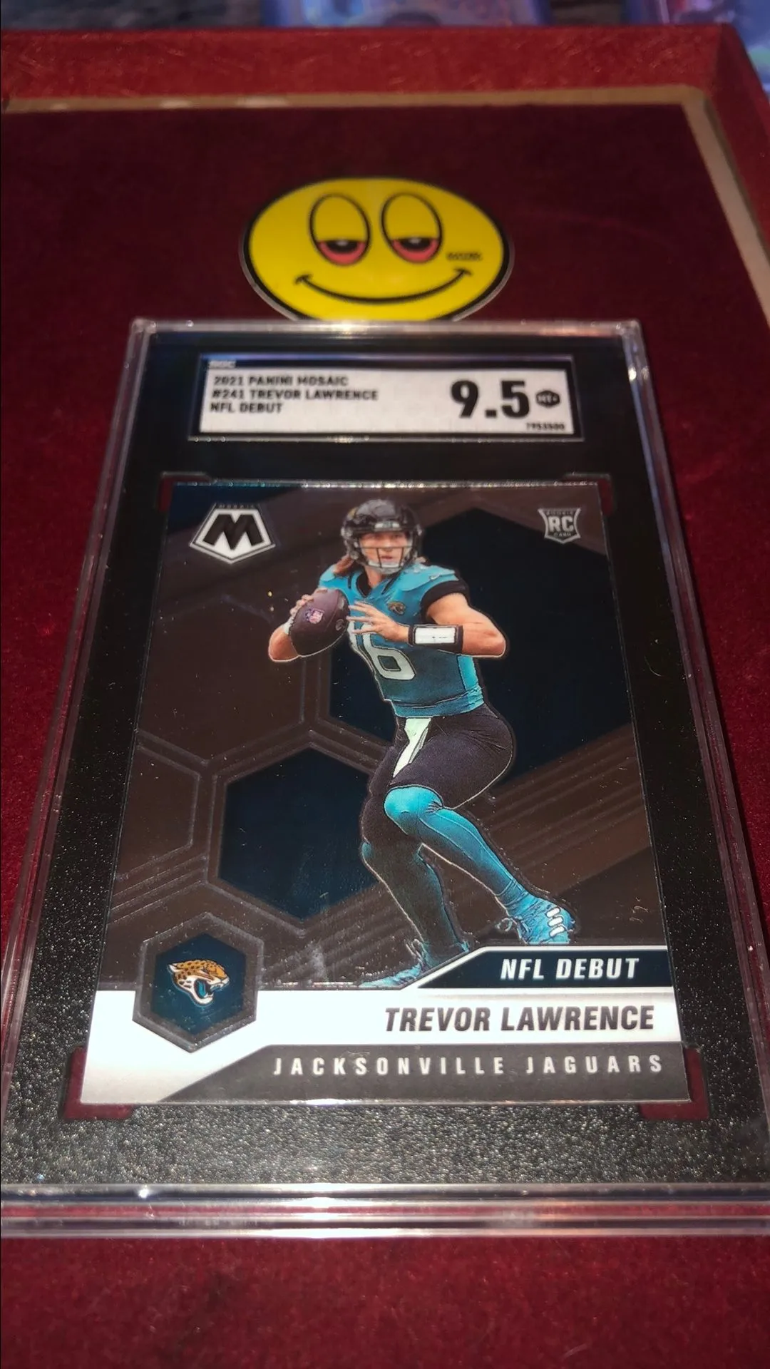 Product image for SGC 9.5 TREVOR LAWRENCE 2021 mosaic rookie card