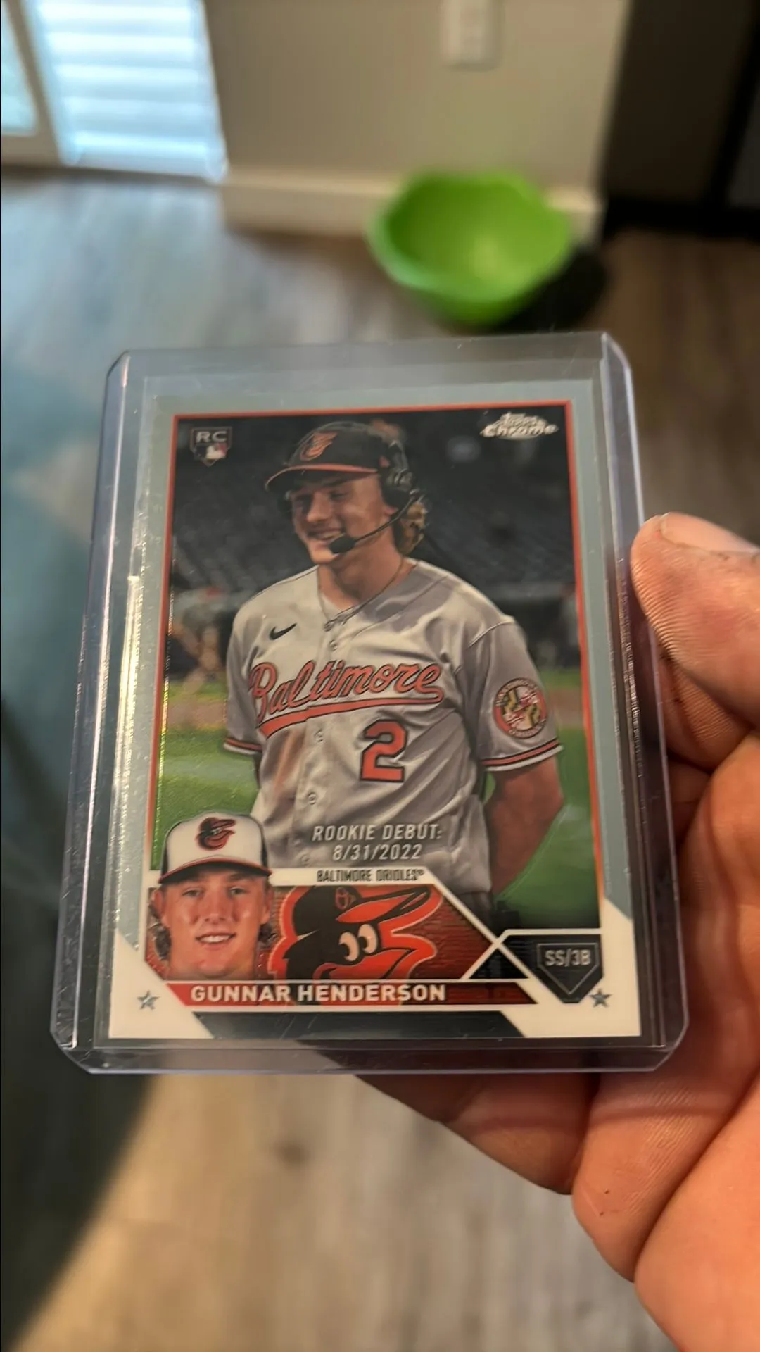 Product image for Gunnar Henderson 2023 Topps Chrome Update Refractor Rookie Rc