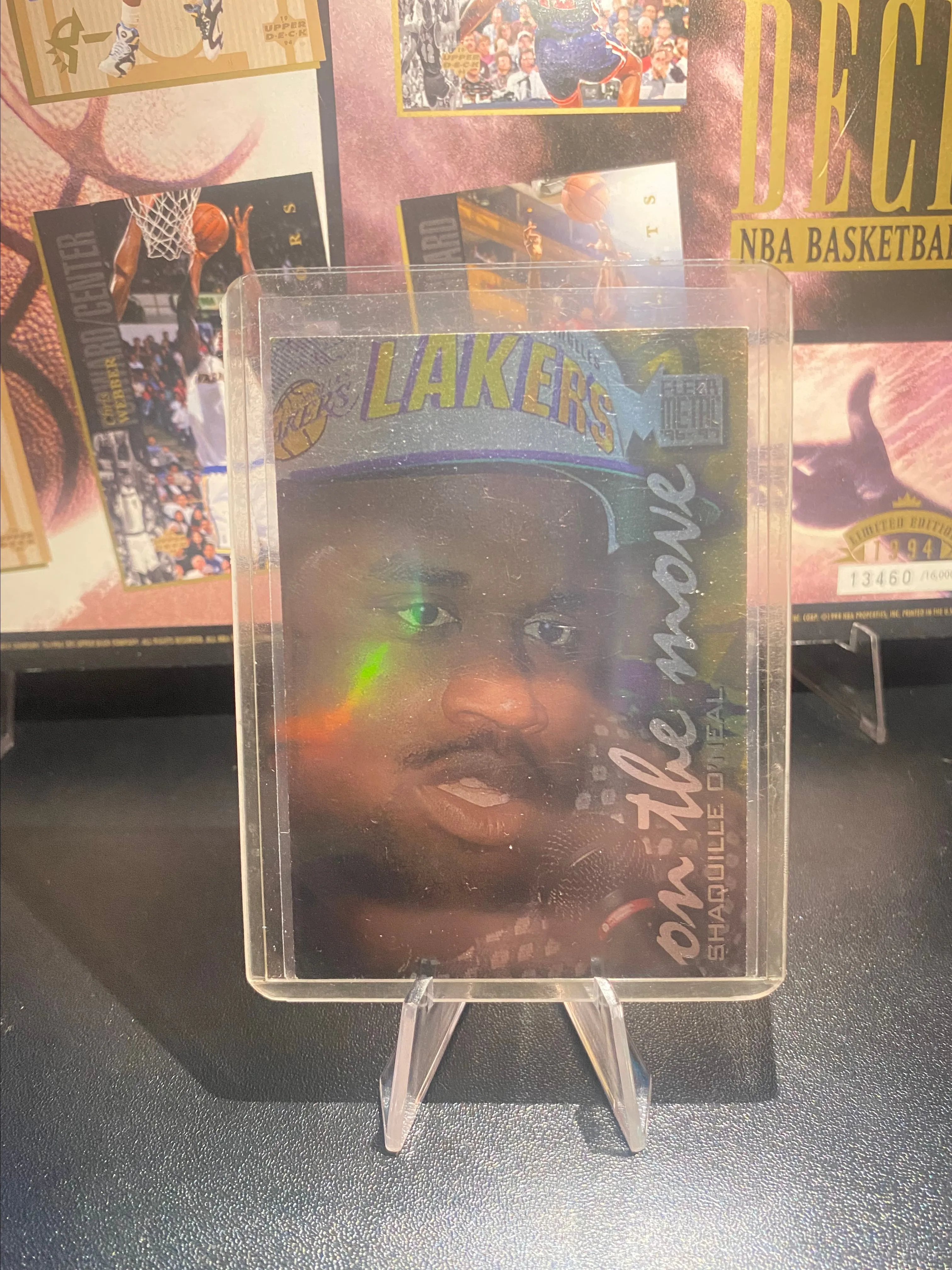 Product image for Shaquille O’Neal  On The Move 1996 fleer