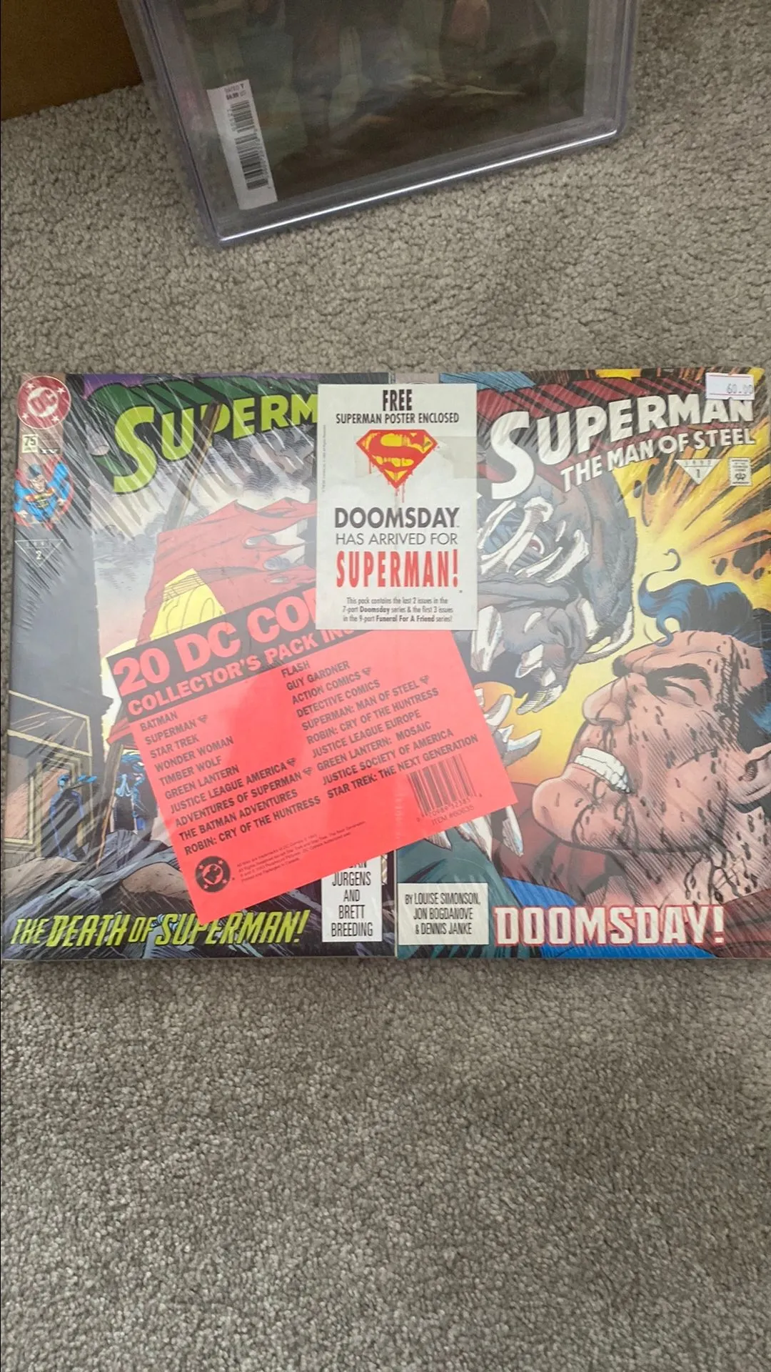 Product image for Sealed Superman special pack