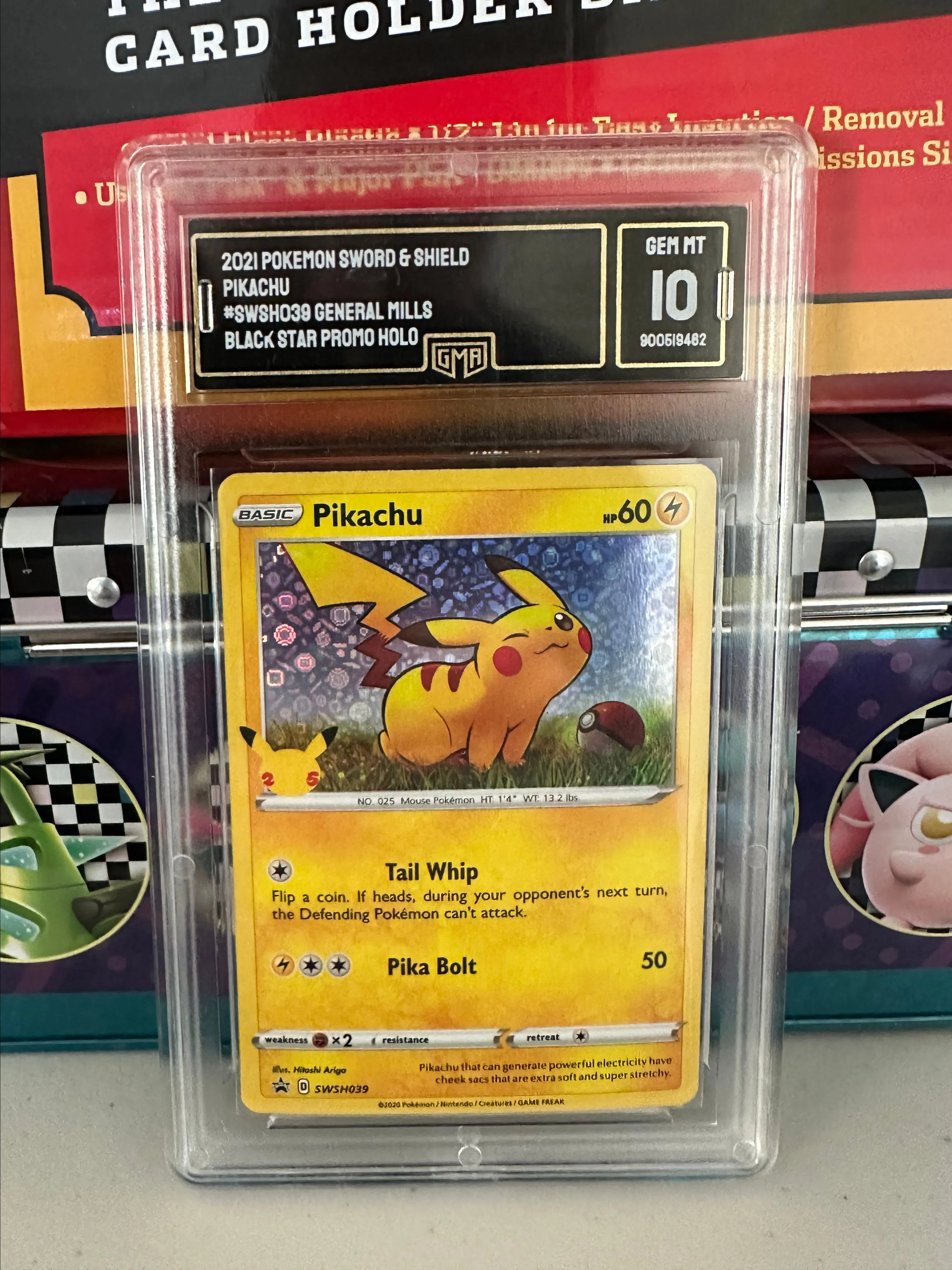 2021 pikachu pokemon card TAG 9 MINT Japanese Pokémon 2021 Pikachu V-UNION 025/028 S8a 25th Aniv main image 0