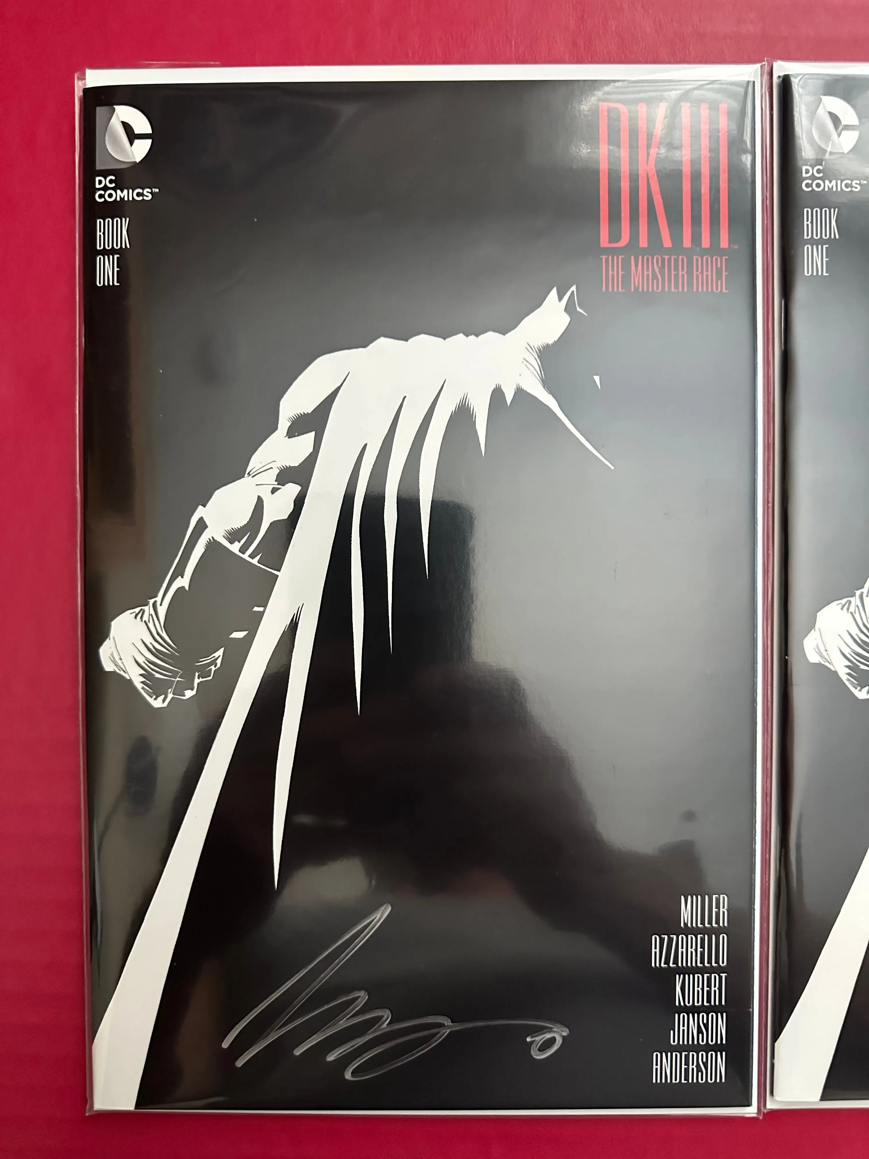 Product image for The Dark Knight III: The Master Race #1 signed by Brian Azzarello