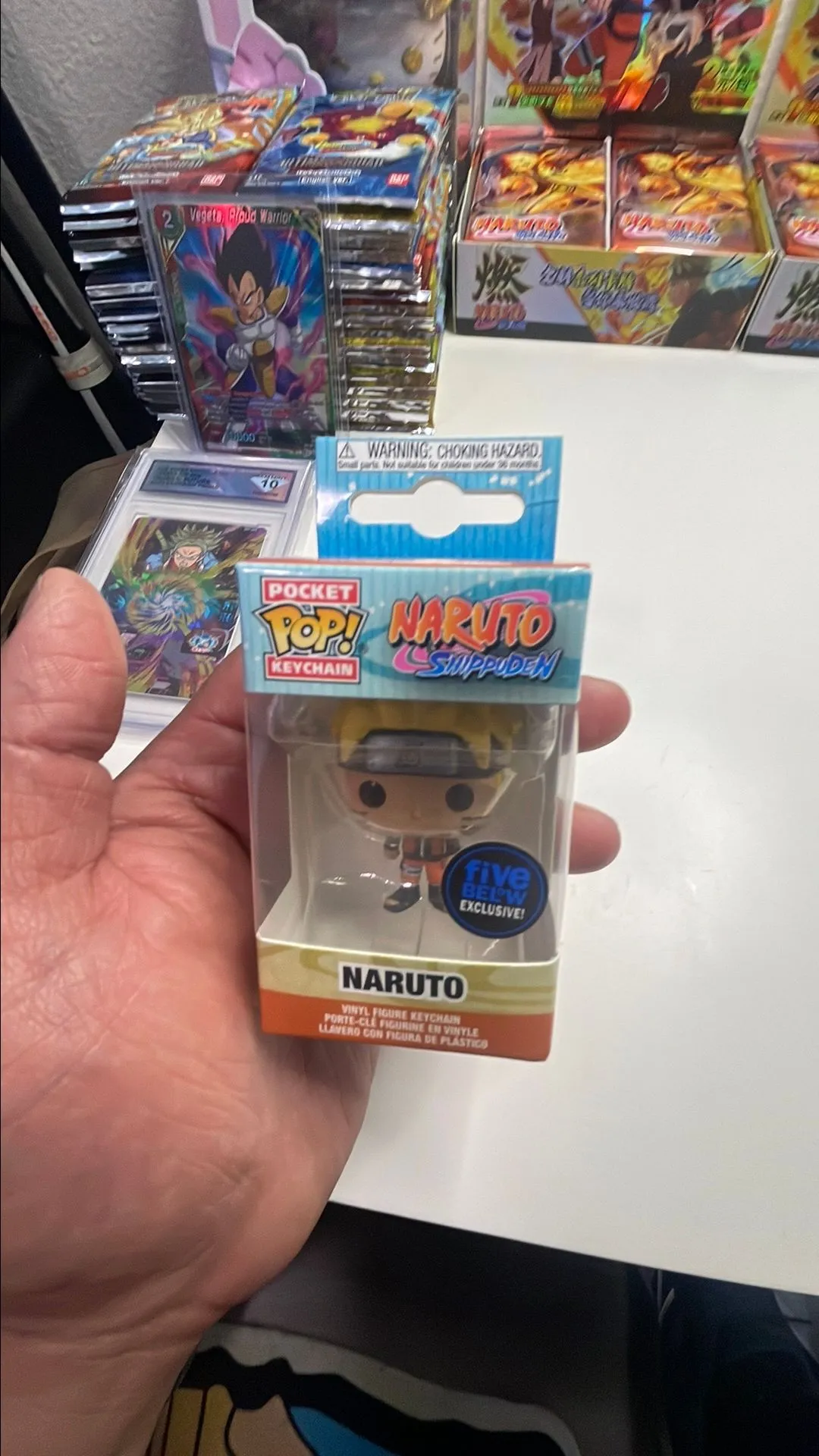 Product image for Naruto pocket pop keychain.