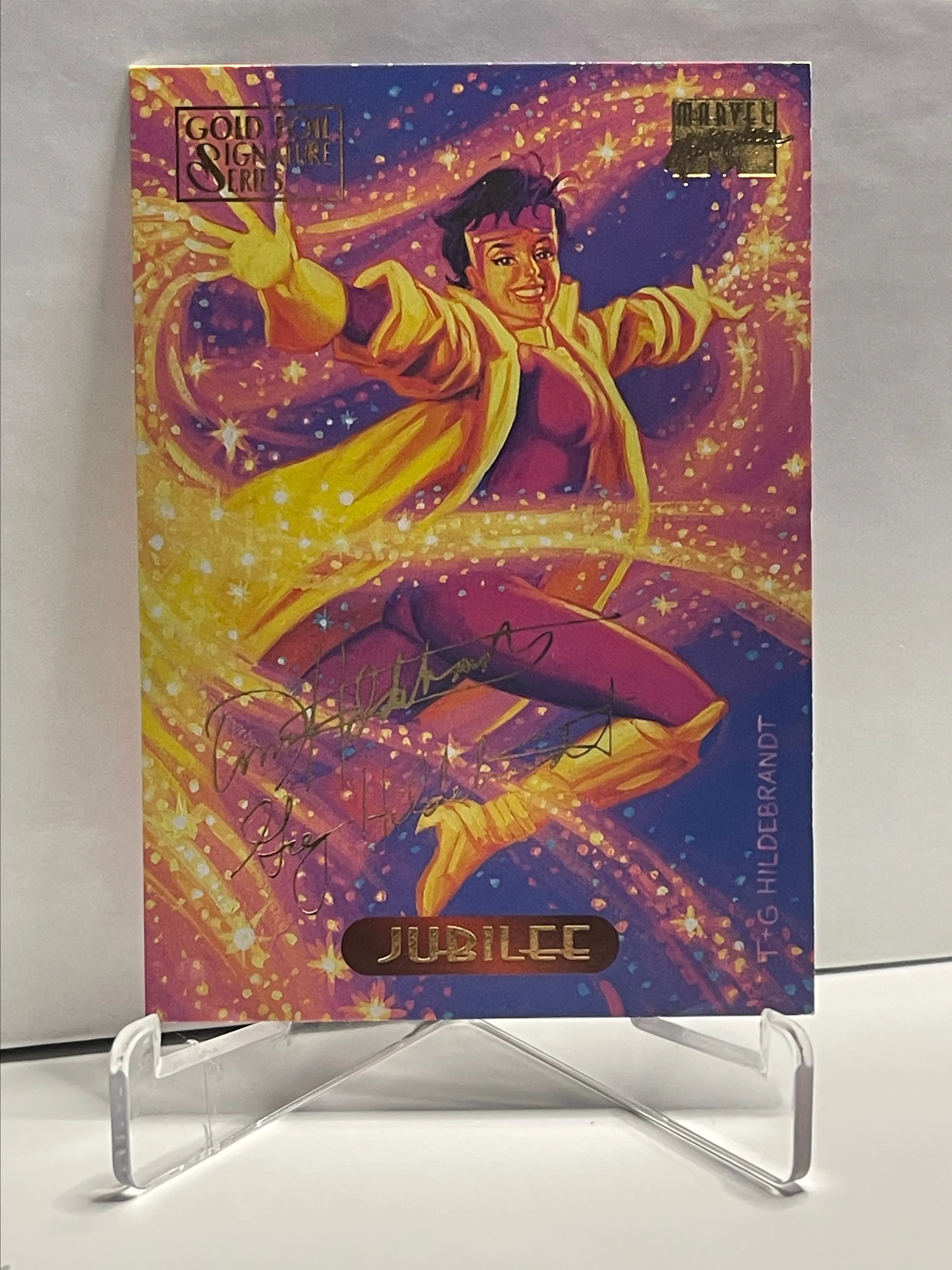 Product image for Marvel Masterpieces Jubilee Gold Foil Signature Series