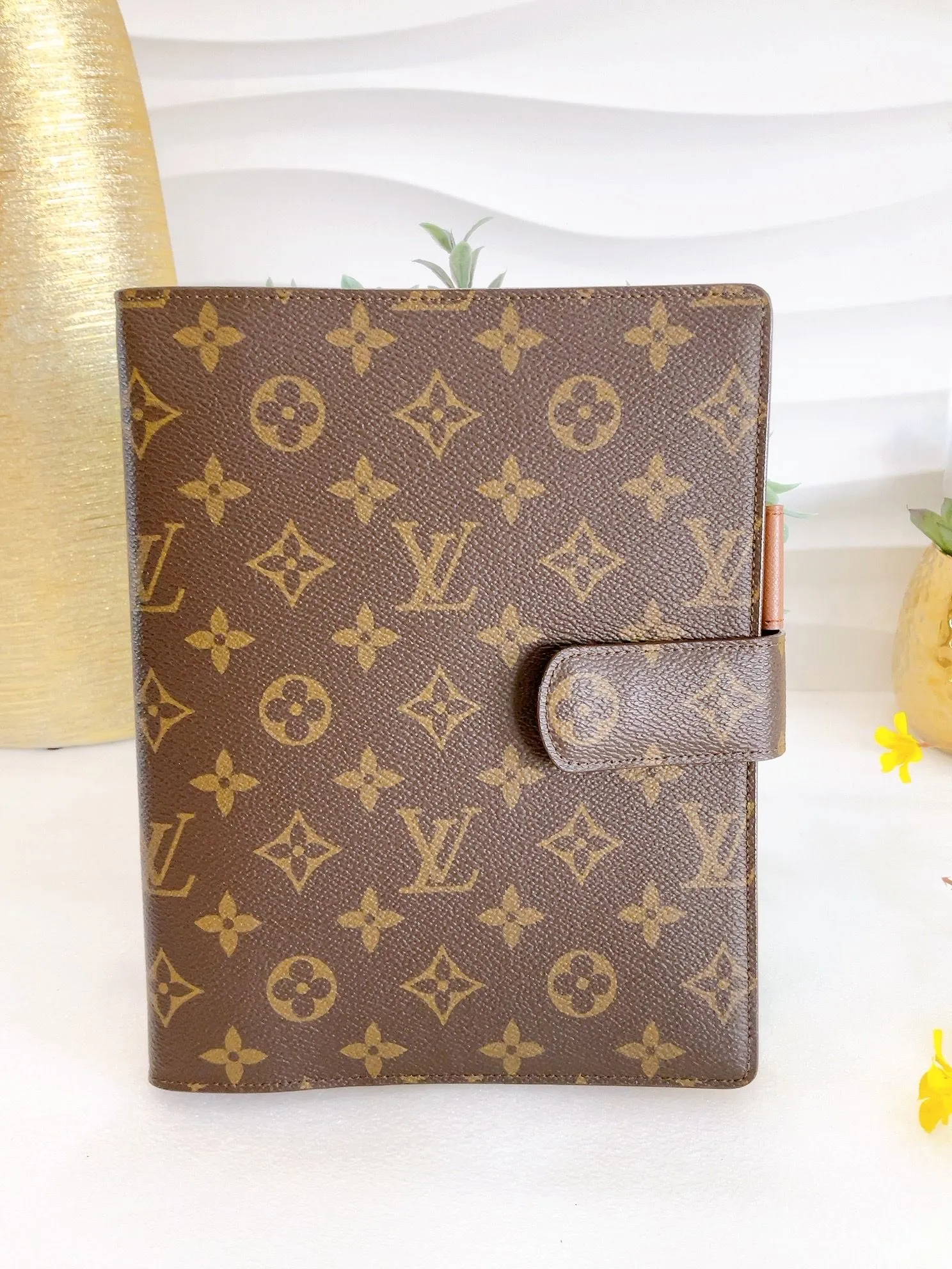 Product image for Very Rare💎 Authentic Louis Vuitton Agenda GM w/ inserts Monogram