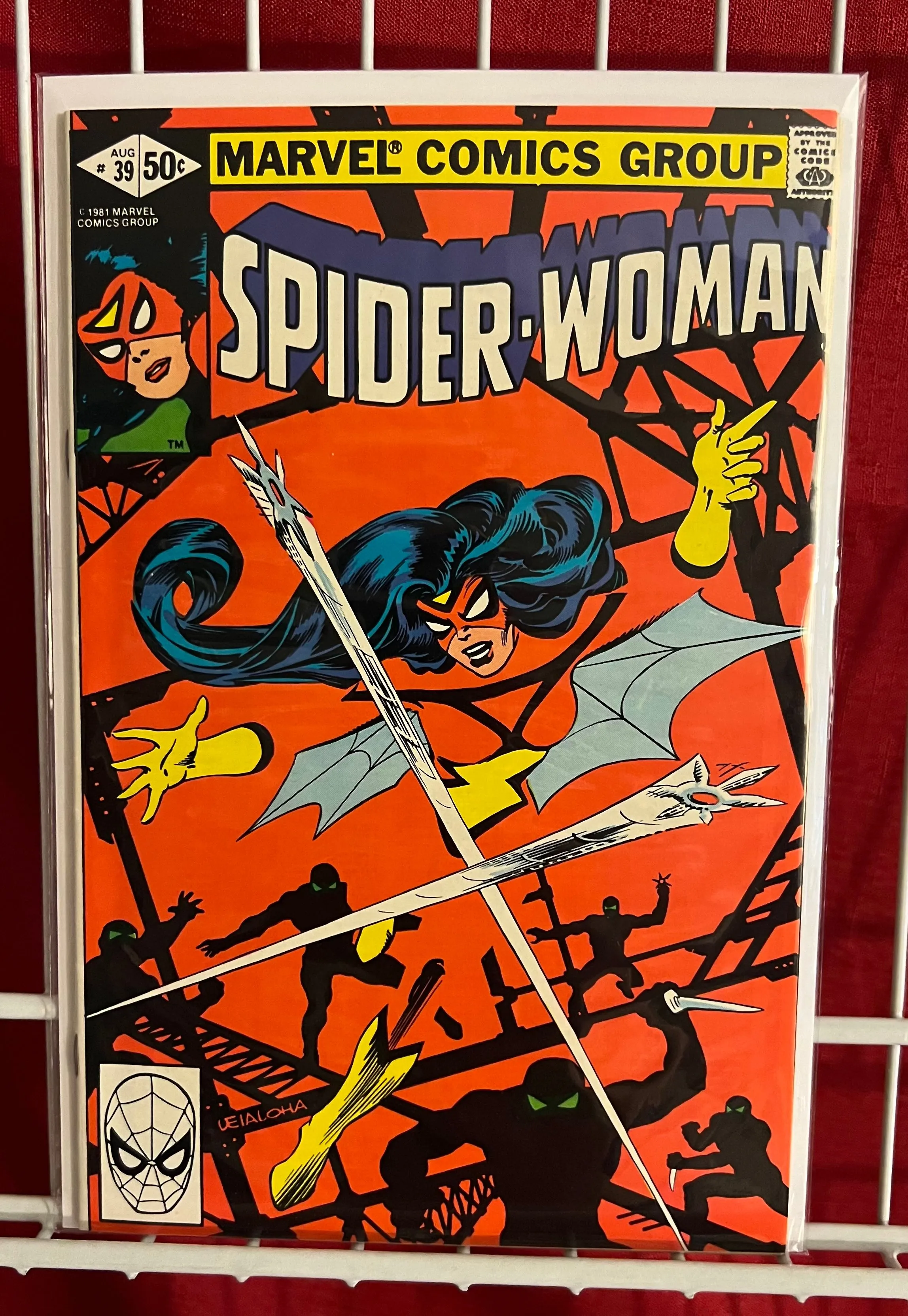 Product image for SPIDER-WOMAN 39 NEGATIVE SPACE COVER 1981