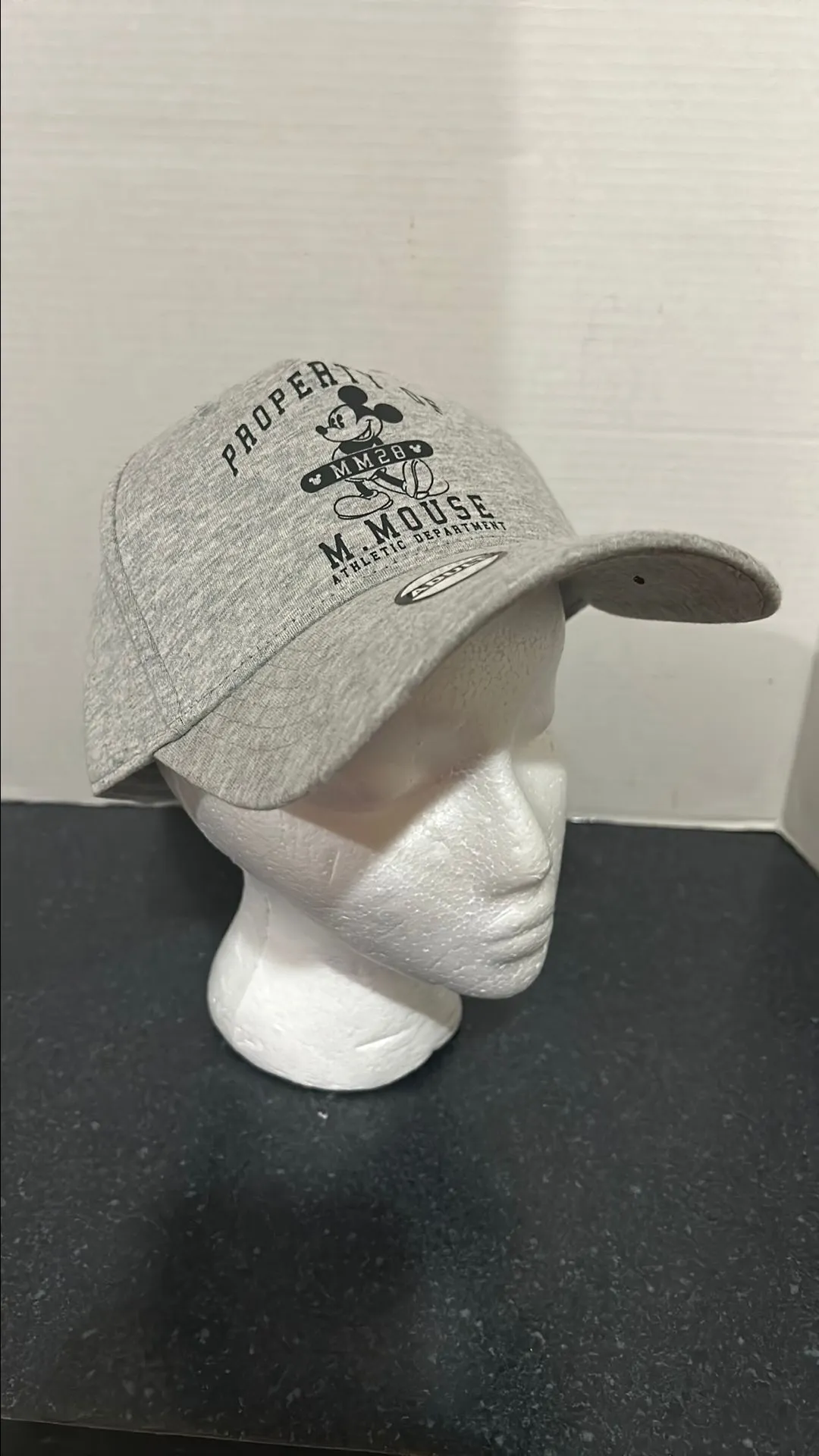Product image for Property of M. Mouse Gray Adult hat