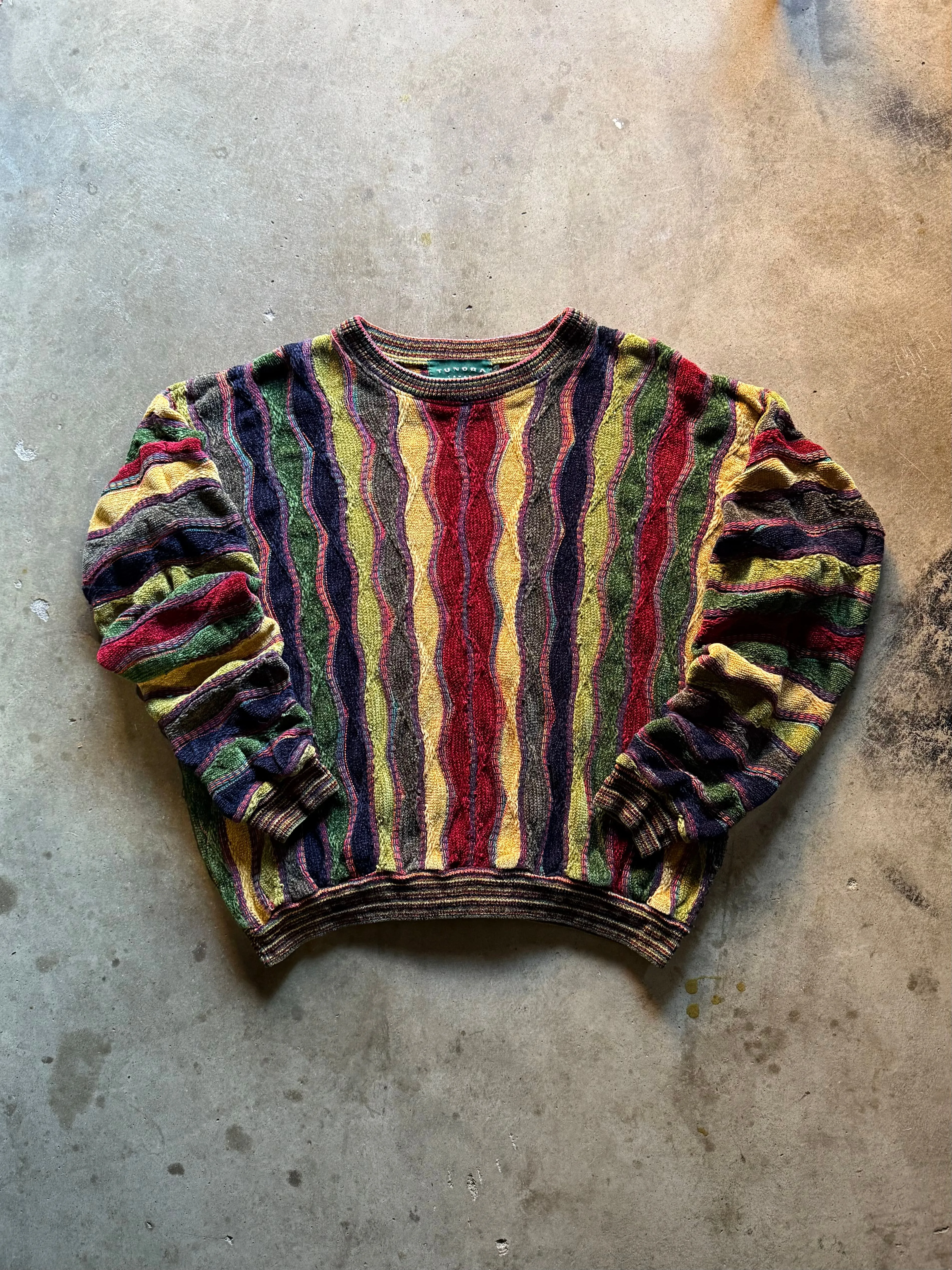 Product image for Tundra Coogi Style Sweater - L
