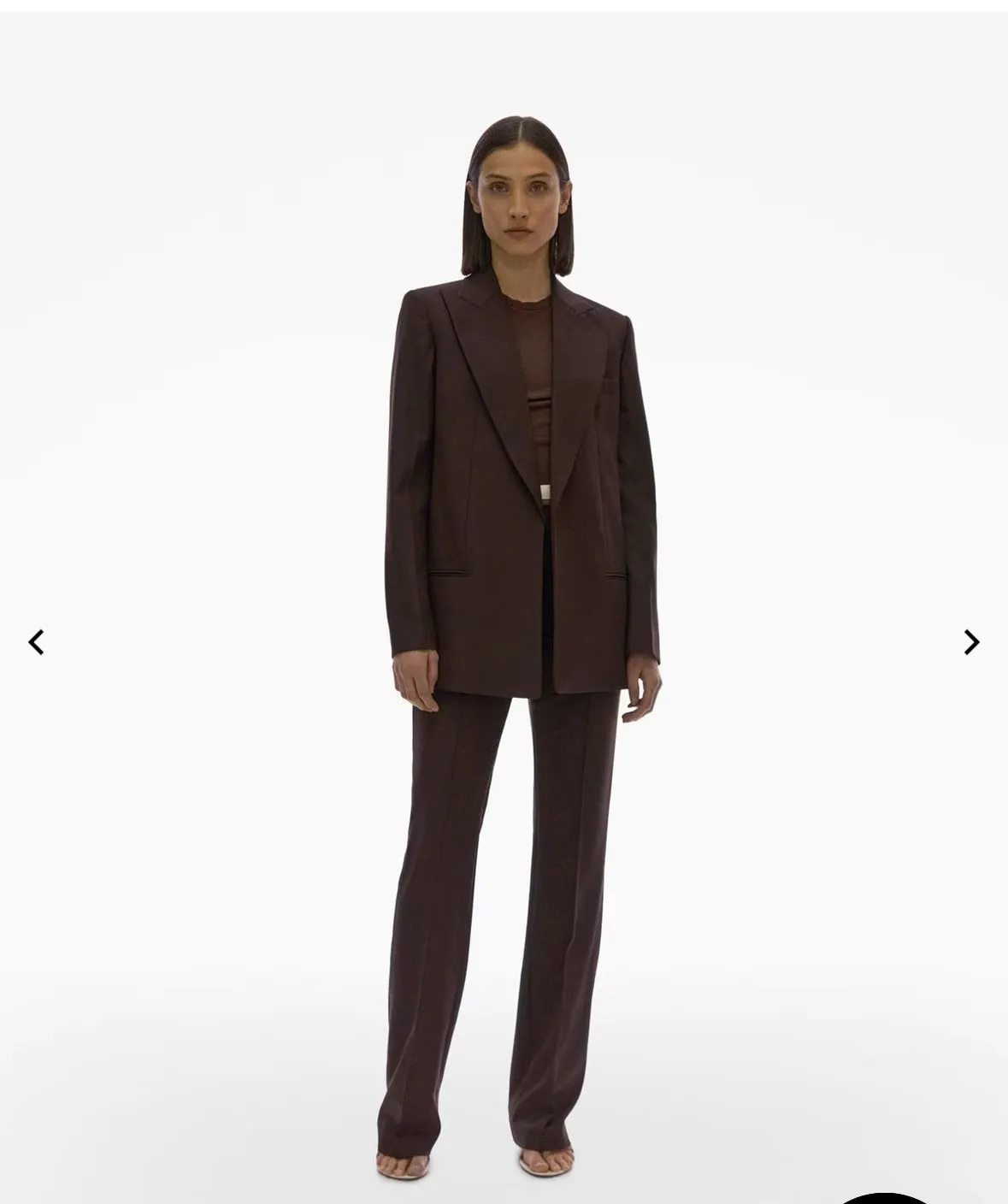 Product image for 123 NWT 525.00 HELMUT LANG STRETCH WOOL BLAZER VEST 2