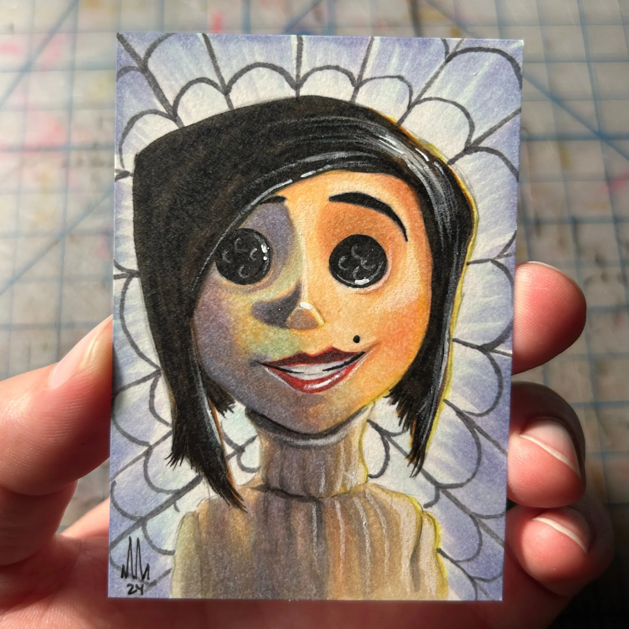 Product image for Coraline- The Other Mother Sketch Card