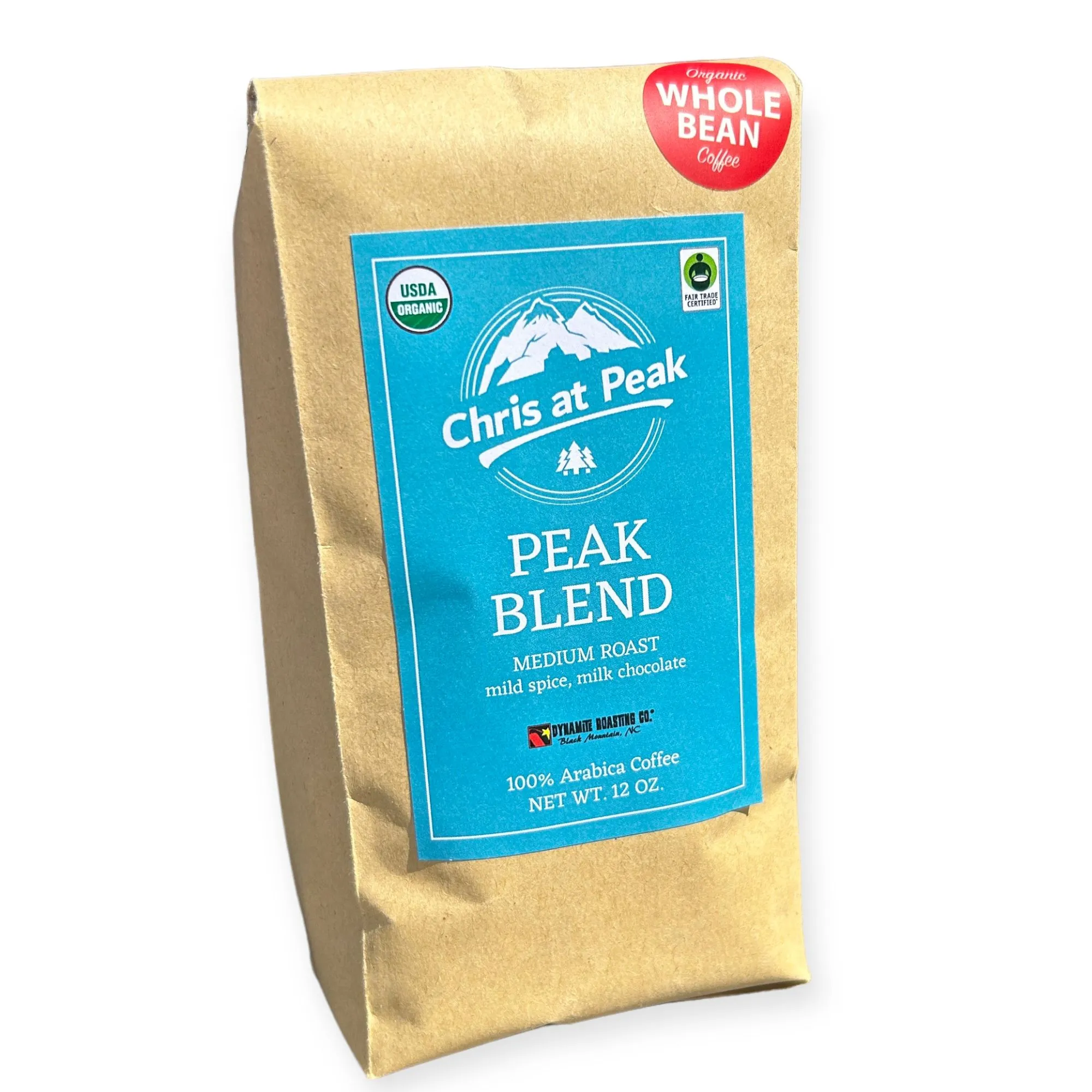Product image for C4 - "Peak Blend" Medium Roast Coffee, WHOLE BEAN