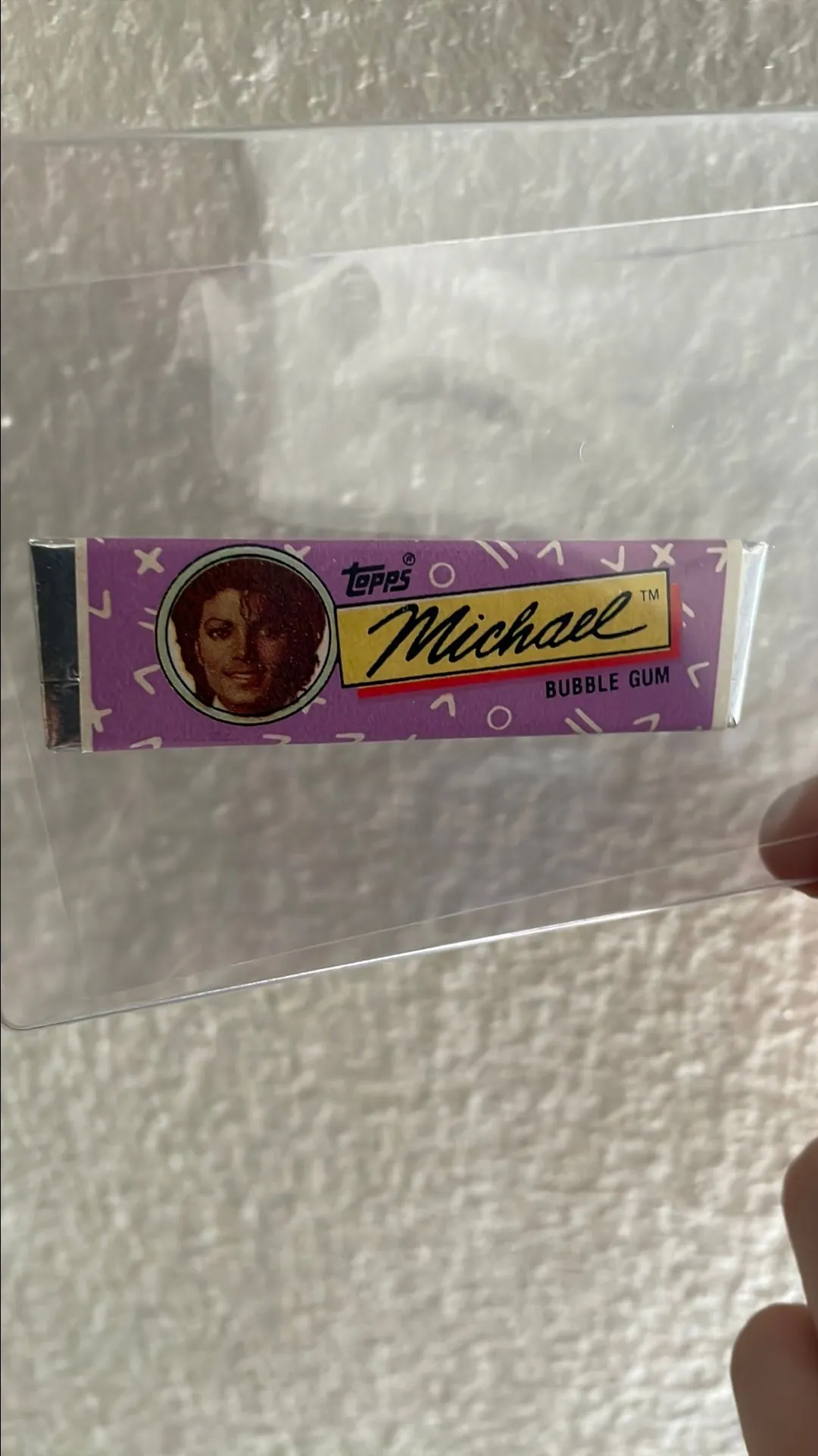 Product image for 1984 Topps Michael Jackson Series 1 BUBBLE GUM STICK