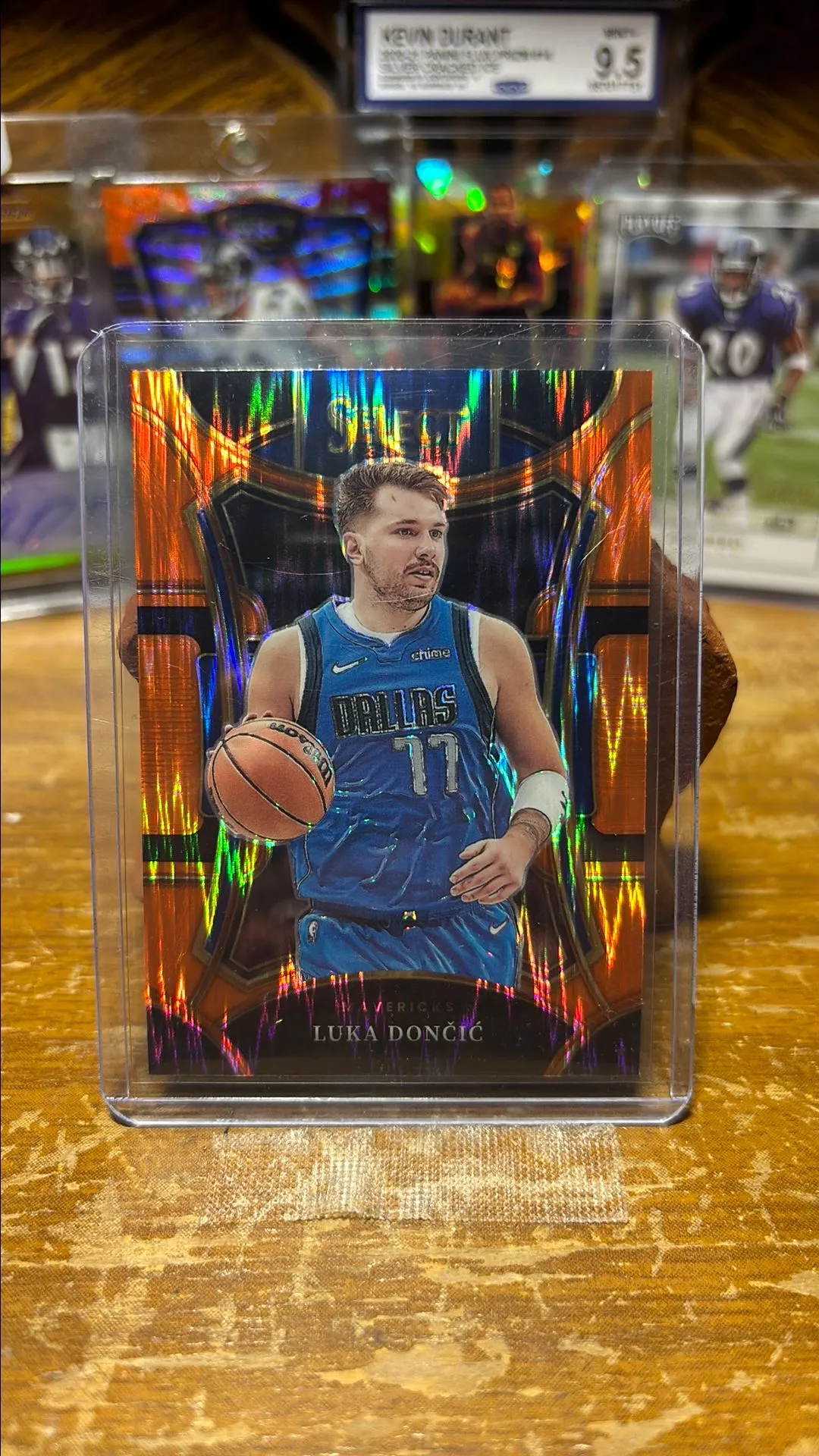 Product image for Luka Doncic 2023 Select Basketball Orange Flash # 350