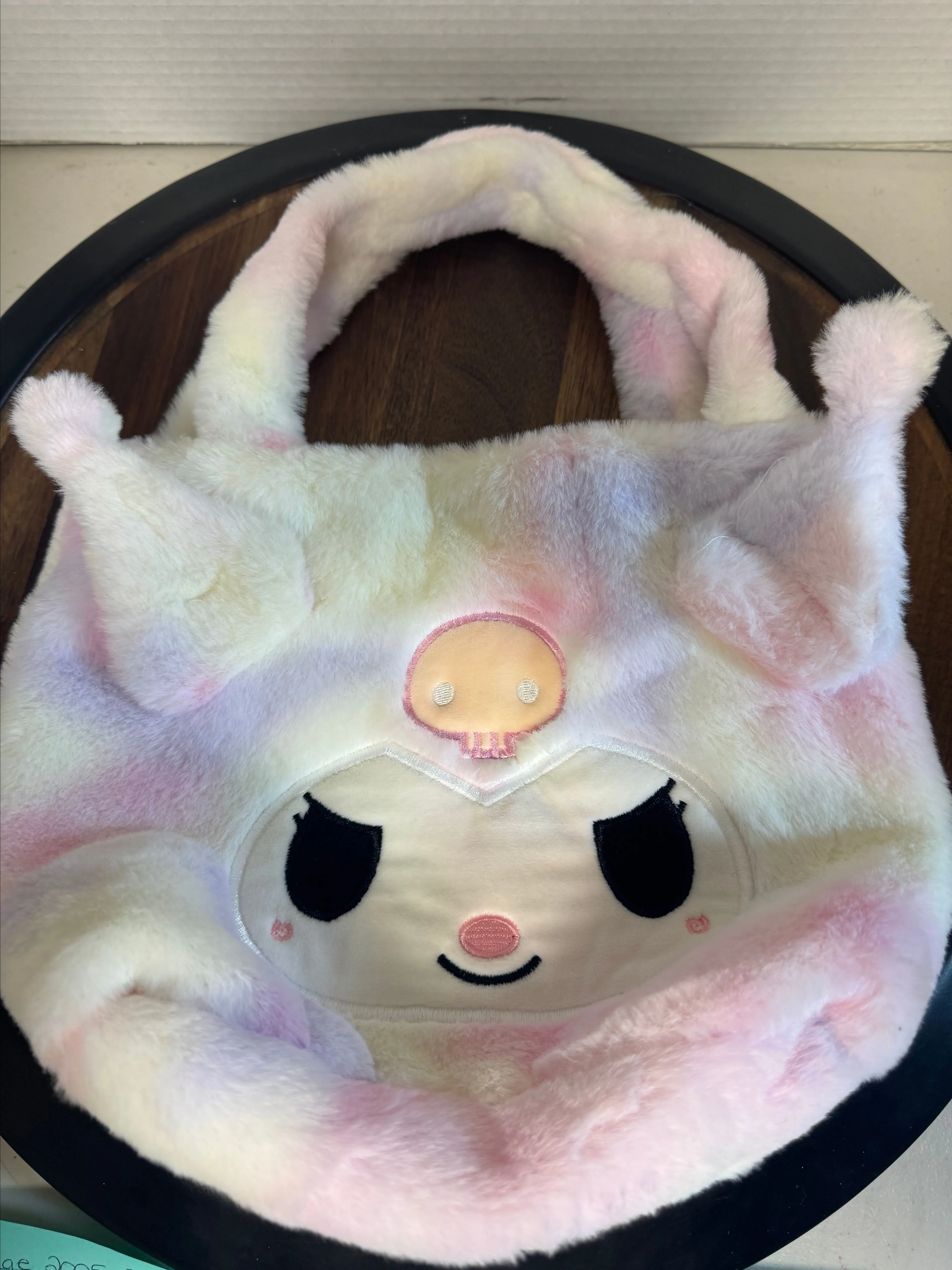 Product image for Sanrio my Melody Kuromi plush bag