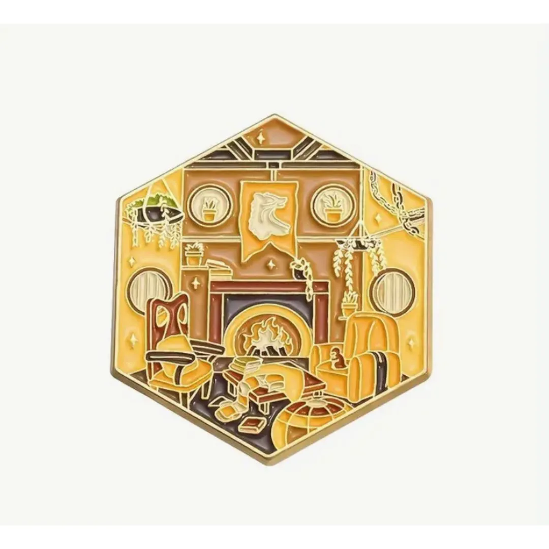 Product image for Pin Hufflepuff Common Room Hogwarts House Harry Potter Witch Wizard Badger