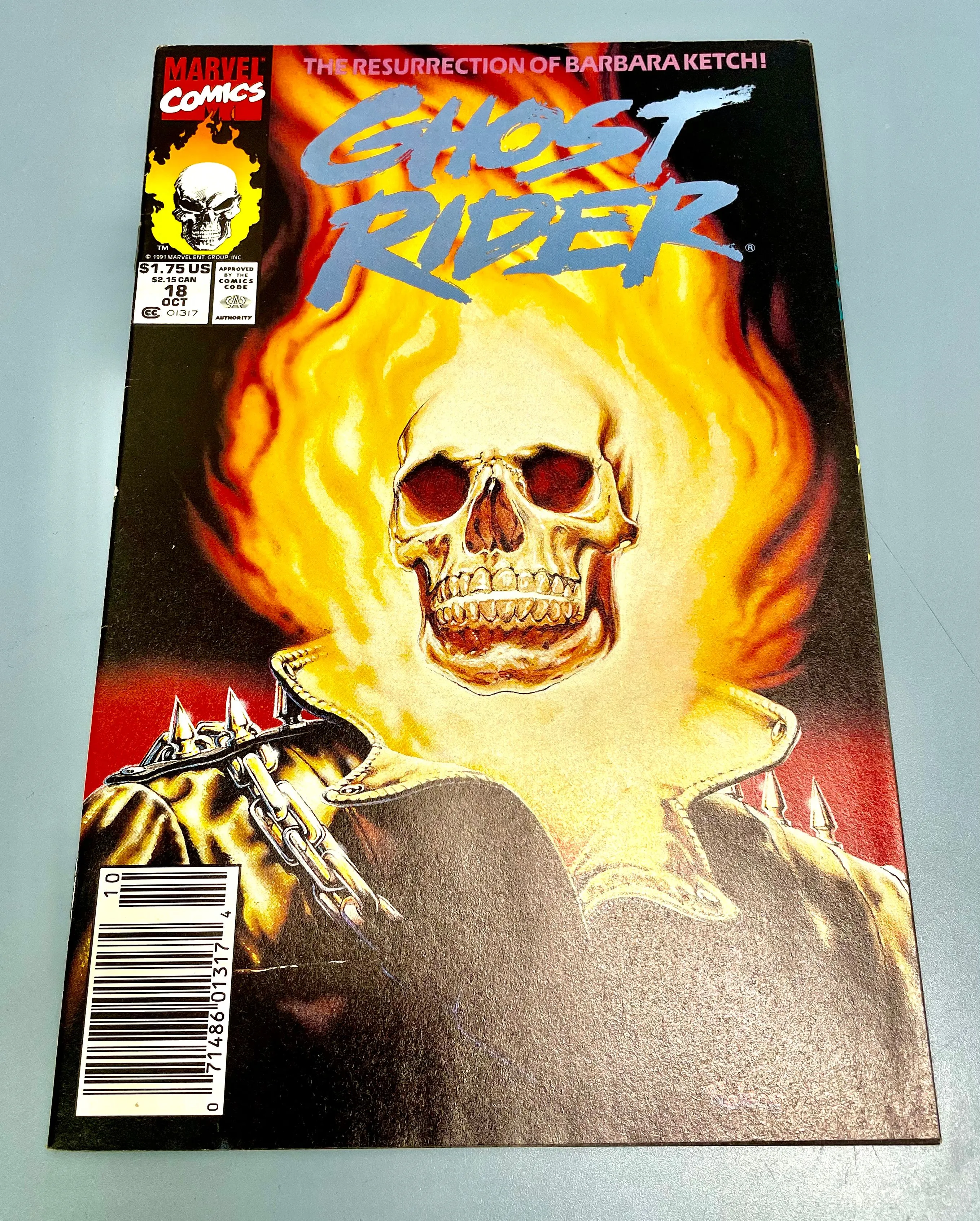 Product image for Ghost Rider #18 Newsstand (VF/NM)