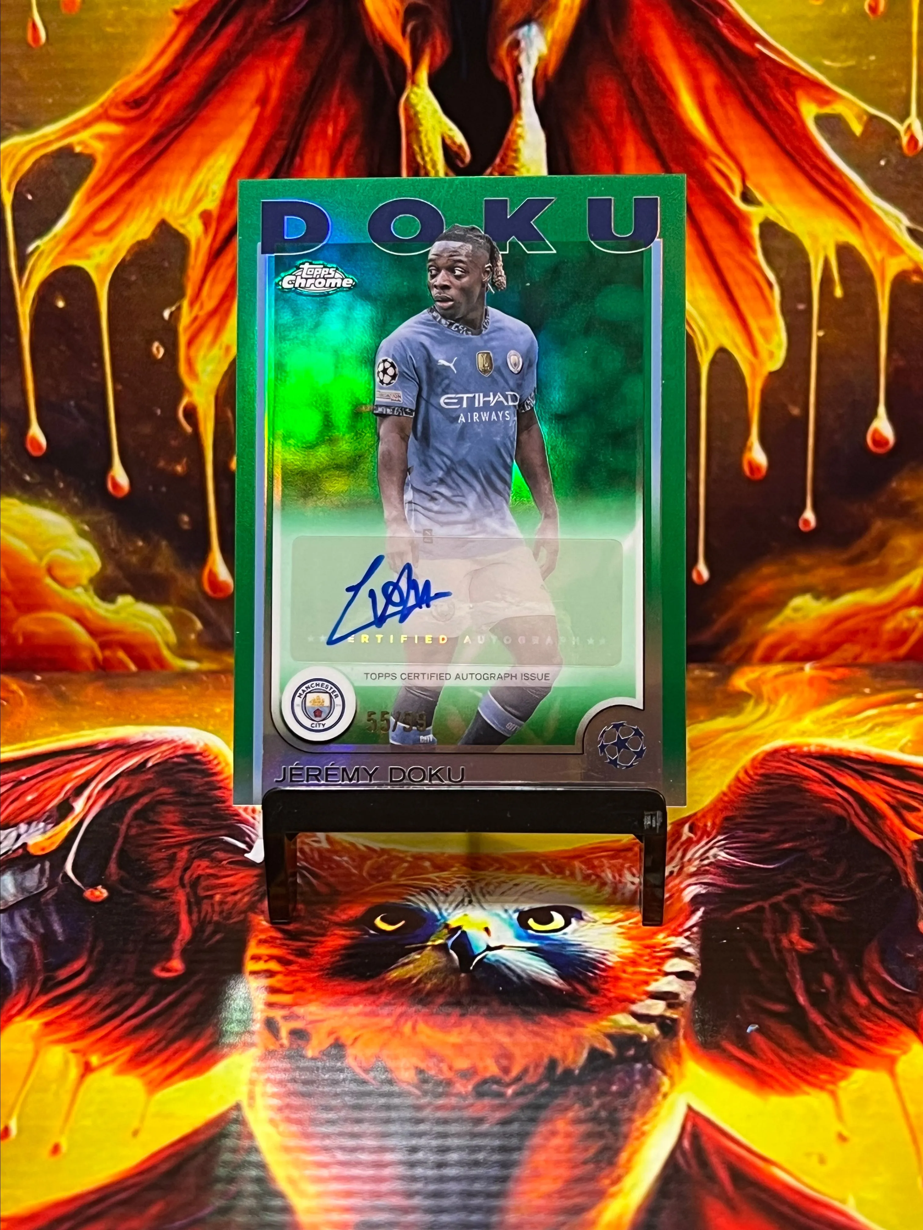 Product image for Jeremy Doku auto green /99