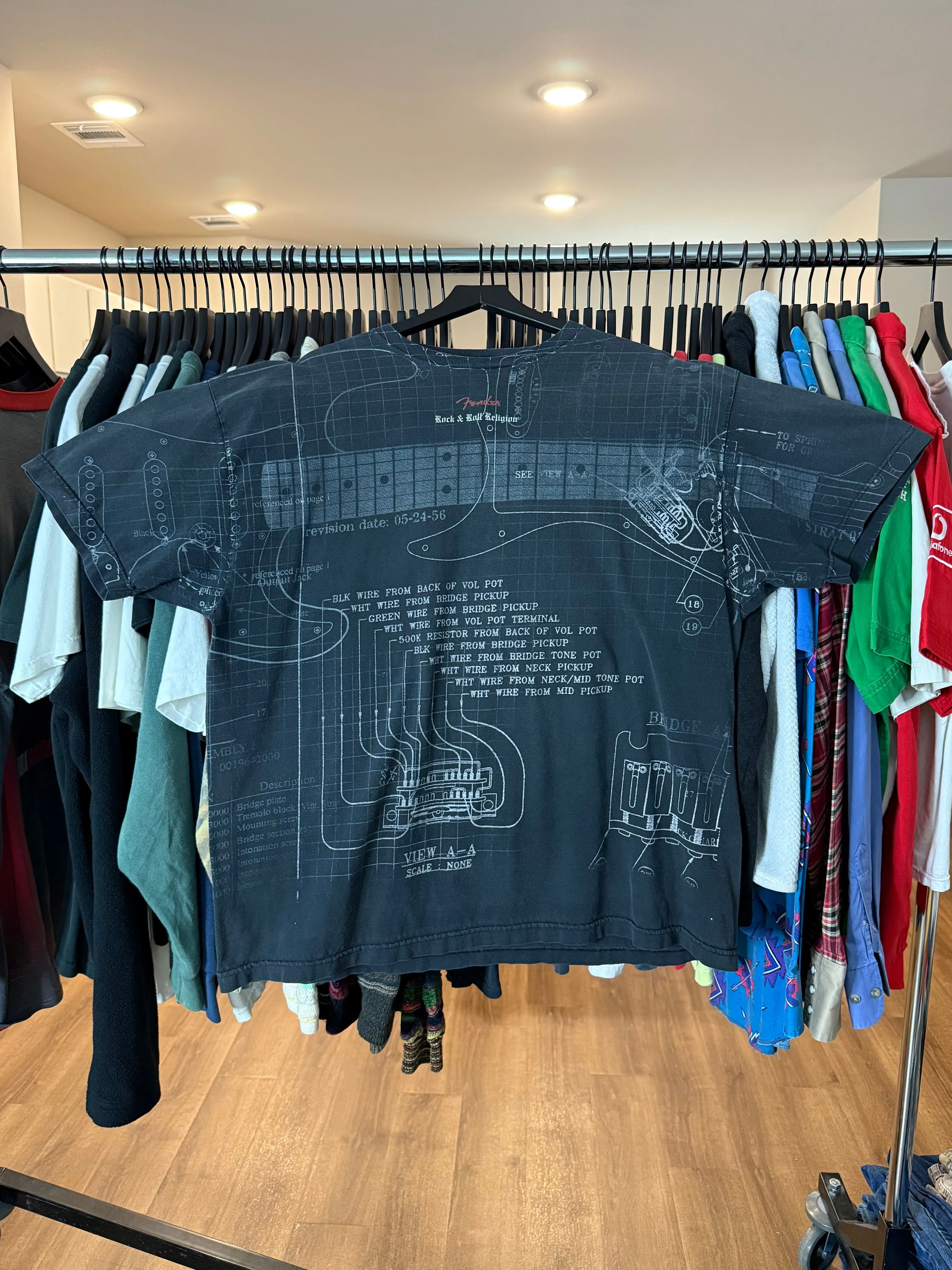 Product image for Fender Guitar Shirt - XXL
