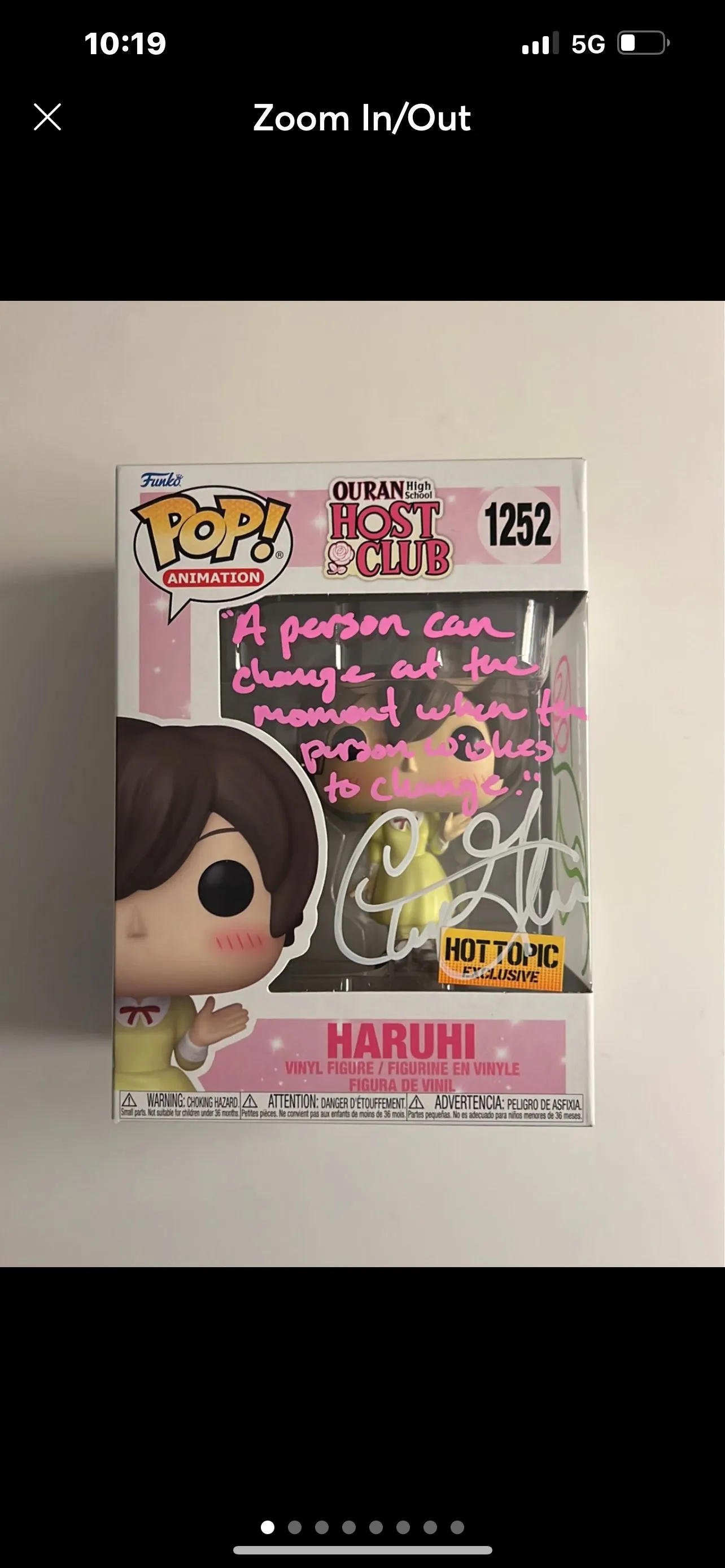 Product image for ⭐️Auto - ANIME || OHC Haruhi signed by Caitlin Glass