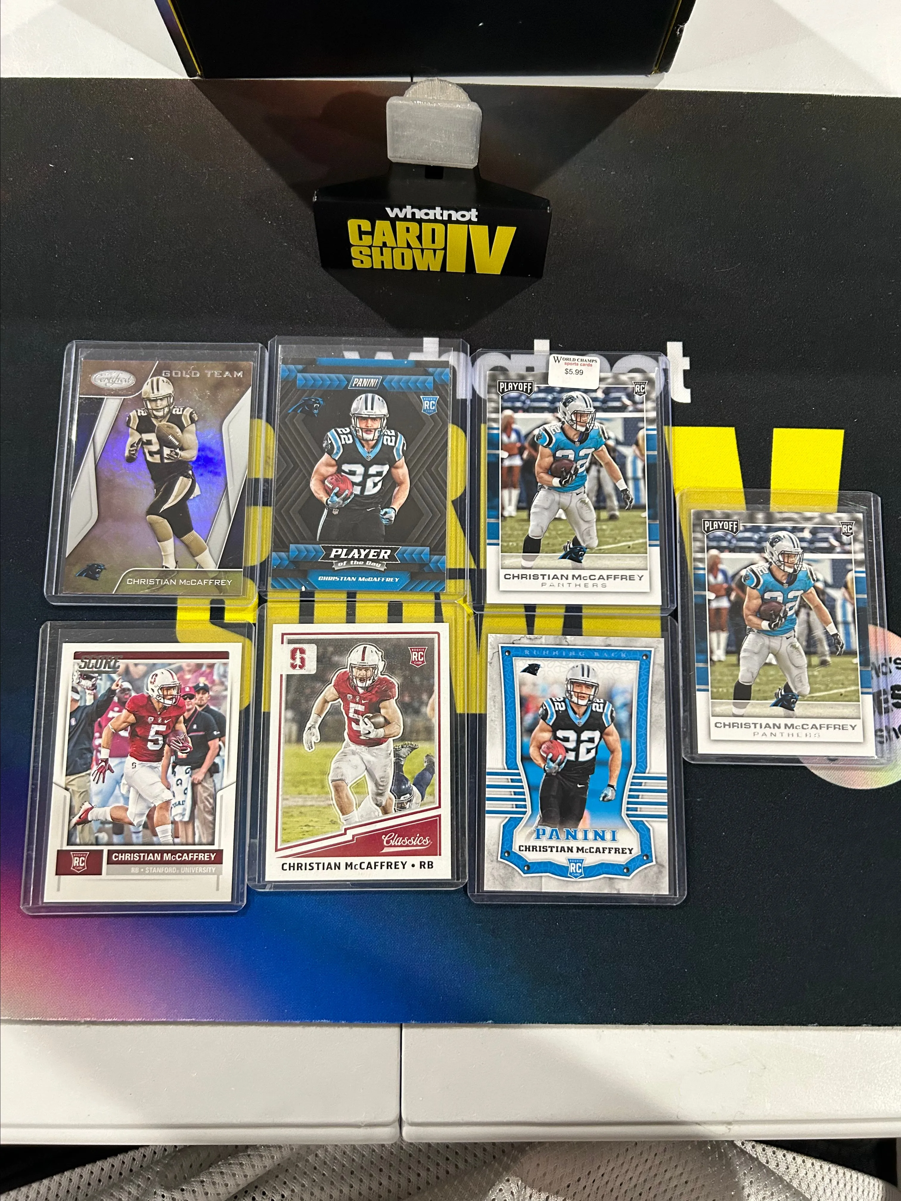 Product image for Christian McCaffrey Rookie Lot