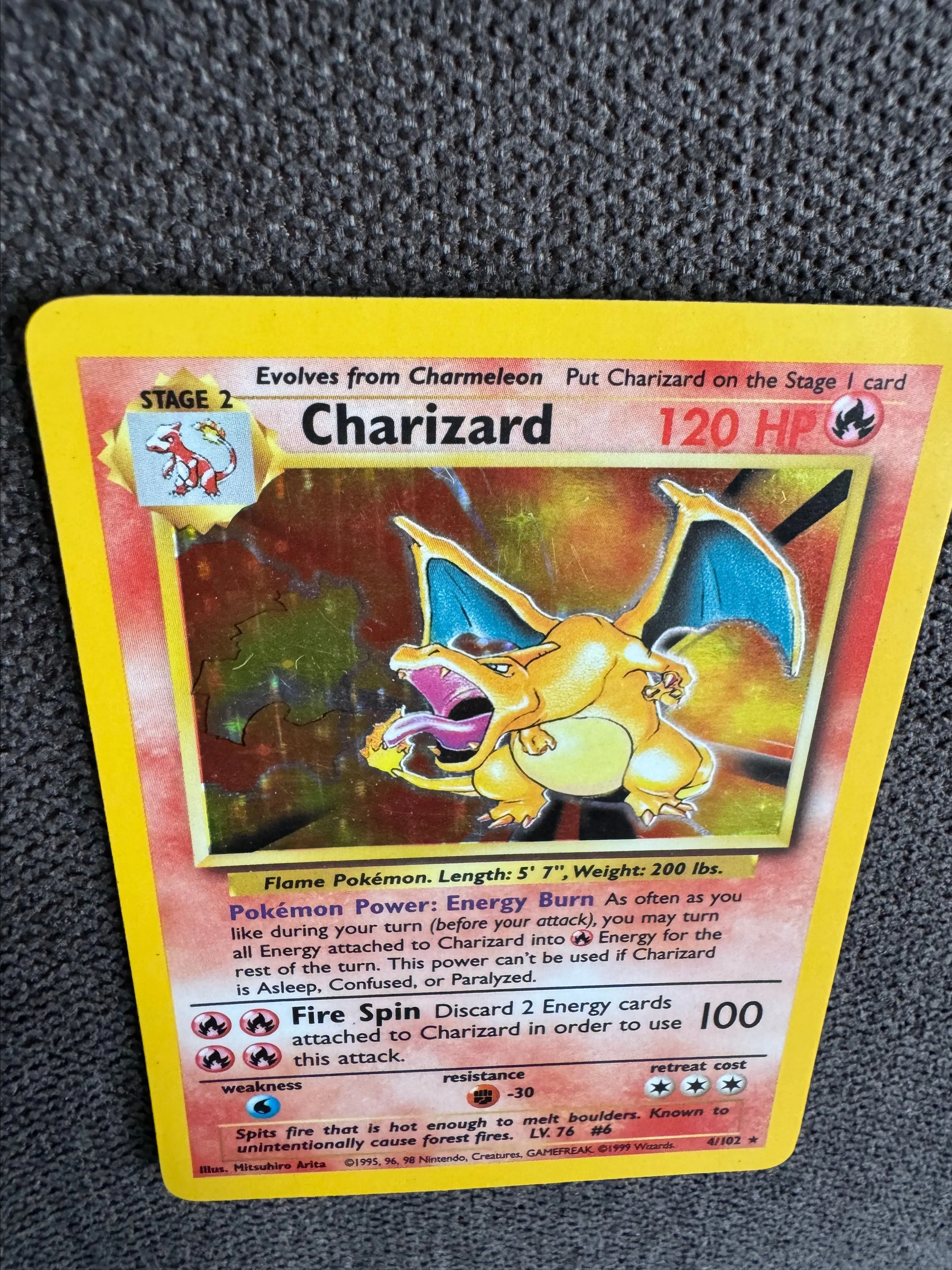 1999 Pokmon TCG Charizard Base Set 4/102 Holo Unlimited Holo  Whatnot:  Shop, Sell, Connect