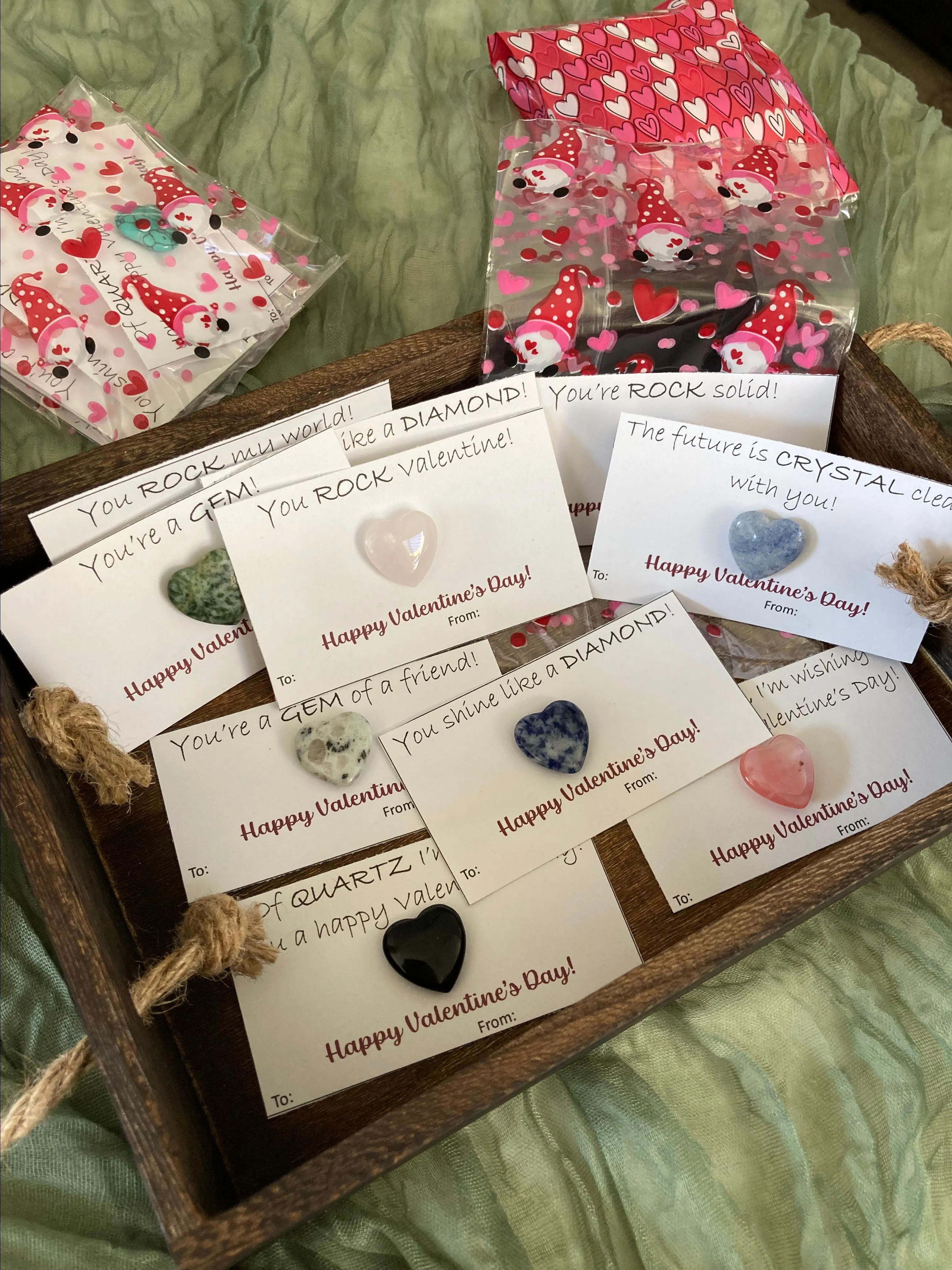 Product image for Crystal heart Valentine’s Day cards