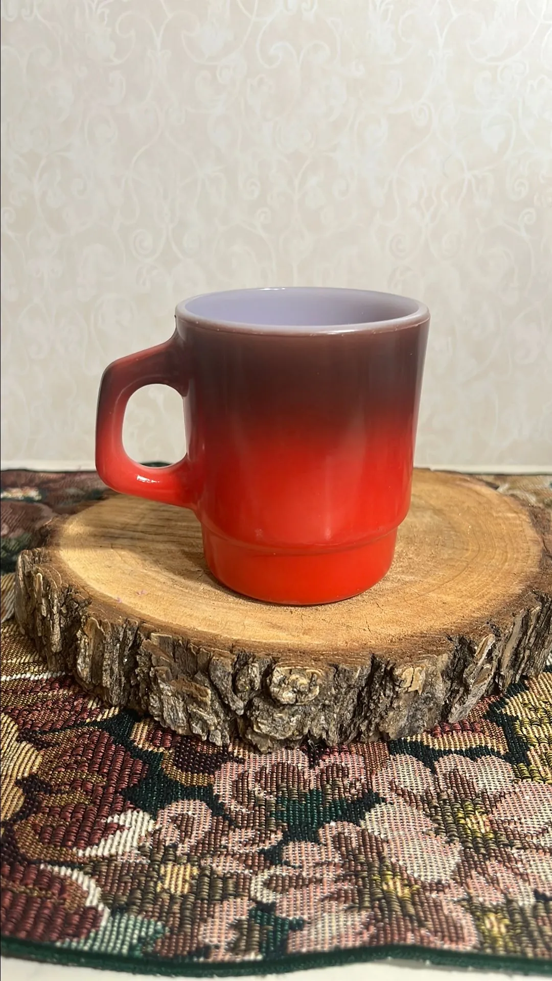 Product image for Fire king Milk Glass Hombre Mug