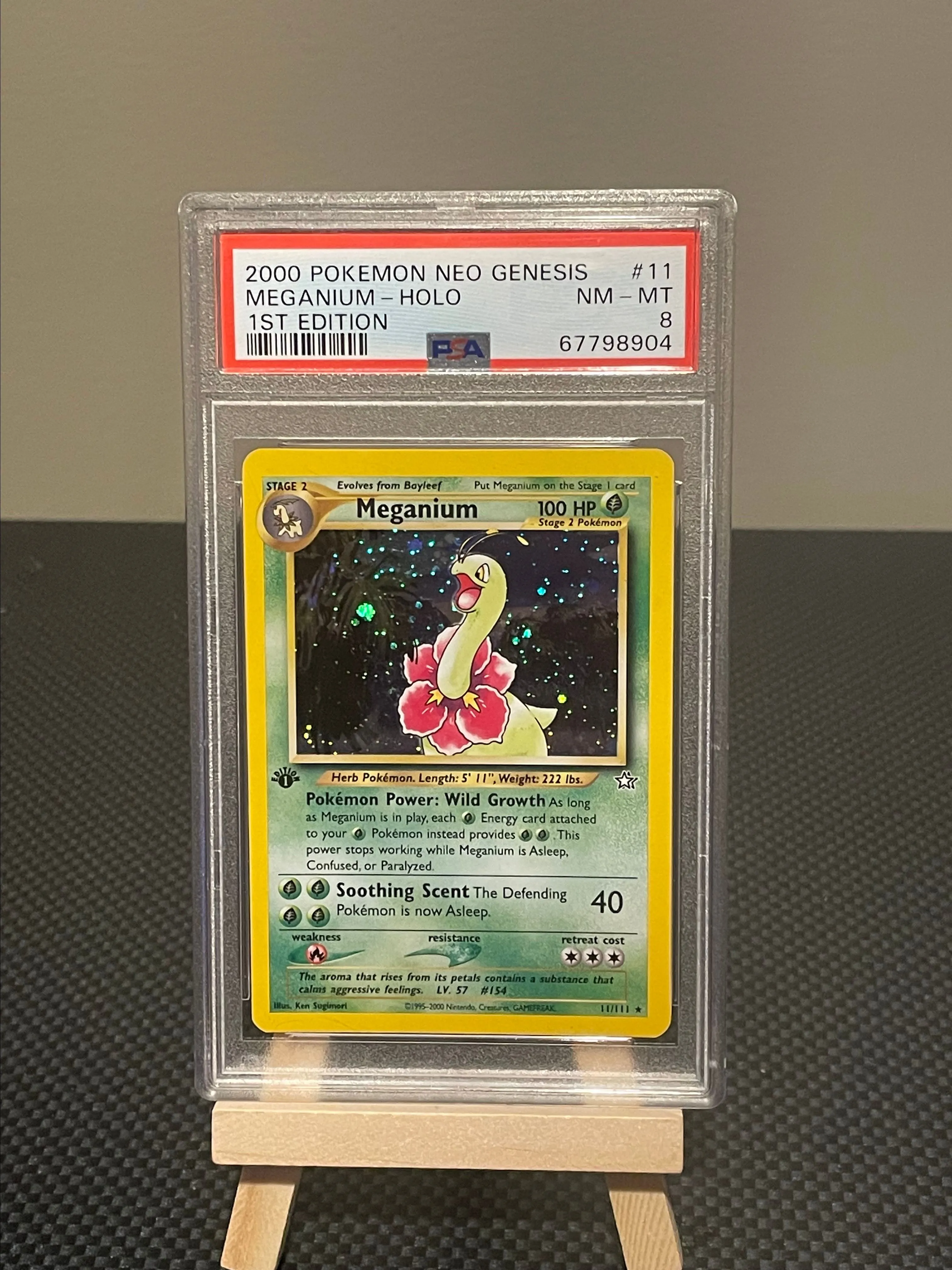 Product image for 1st Ed Neo Meganium PSA 8