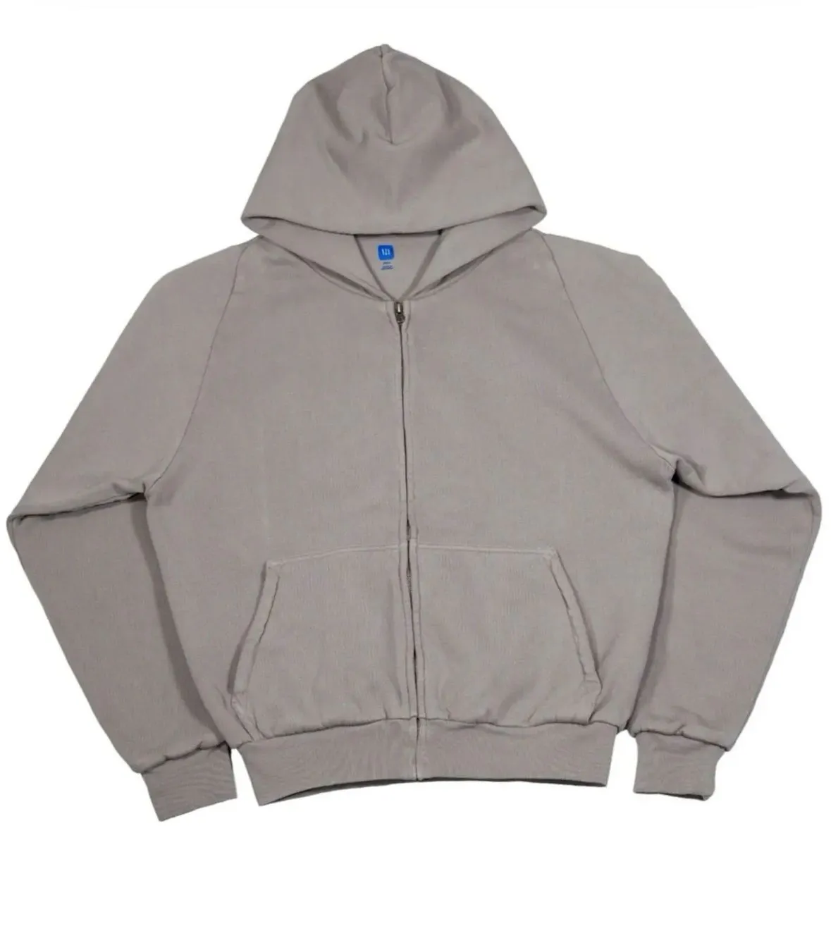 UNRELEASED H14 ZIP UP SWEATSHIRT HOODIE YEEZY GAP LIGHT GREY #157 