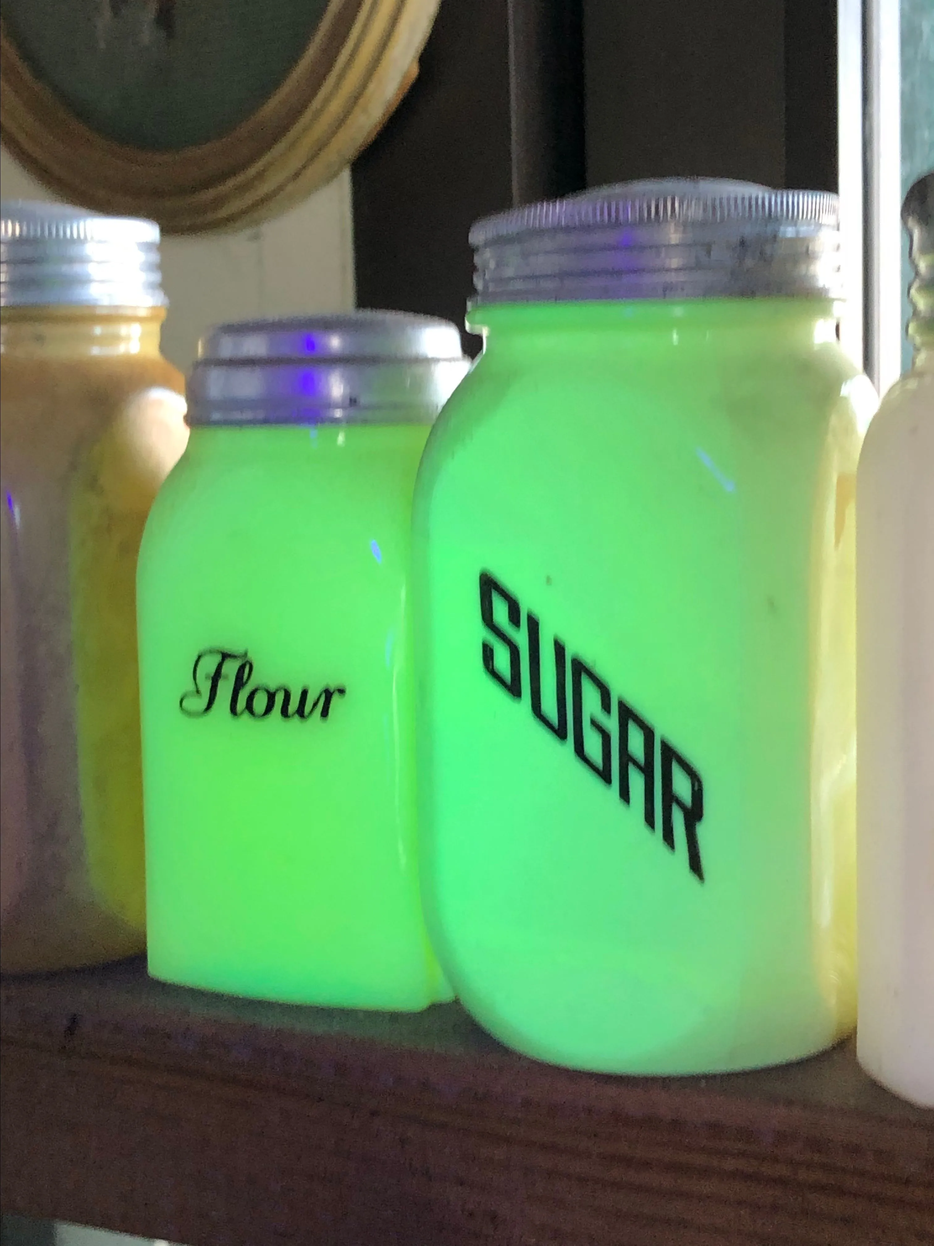 Product image for mckee roman arches Uranium glass