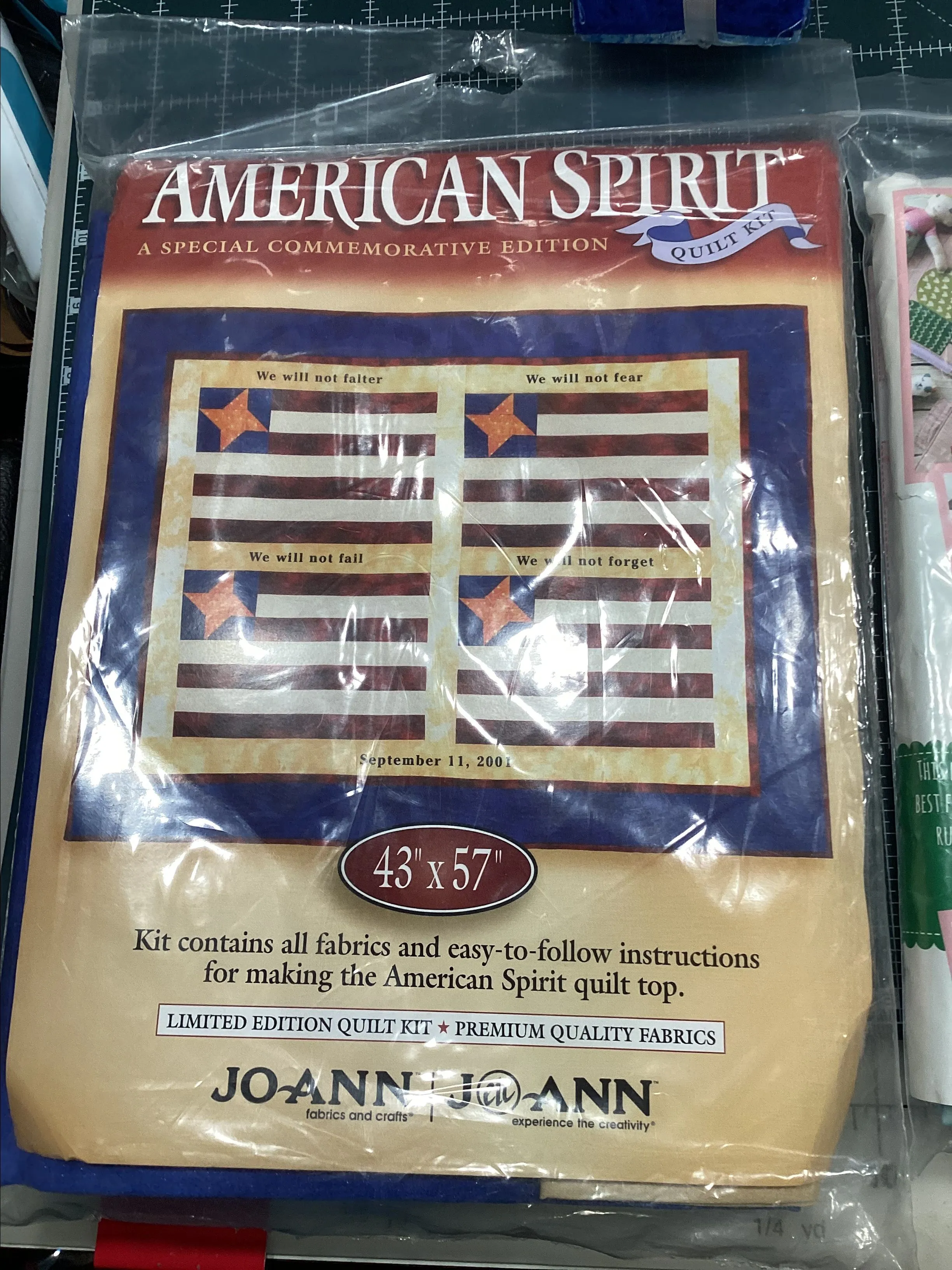 Product image for Lap quilt kit new in package from Joannes