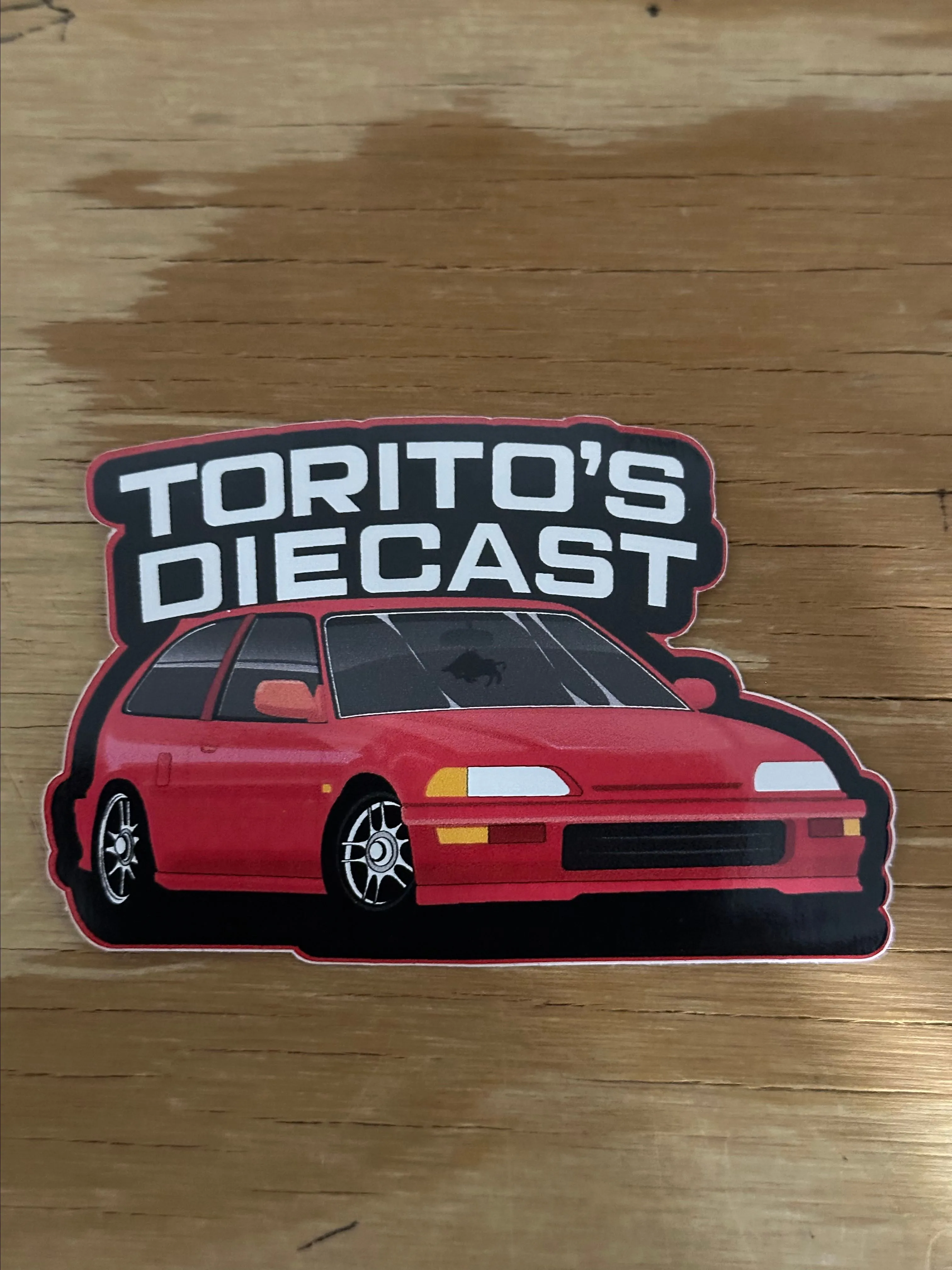 Product image for Torito’s diecast sticker Honda EF