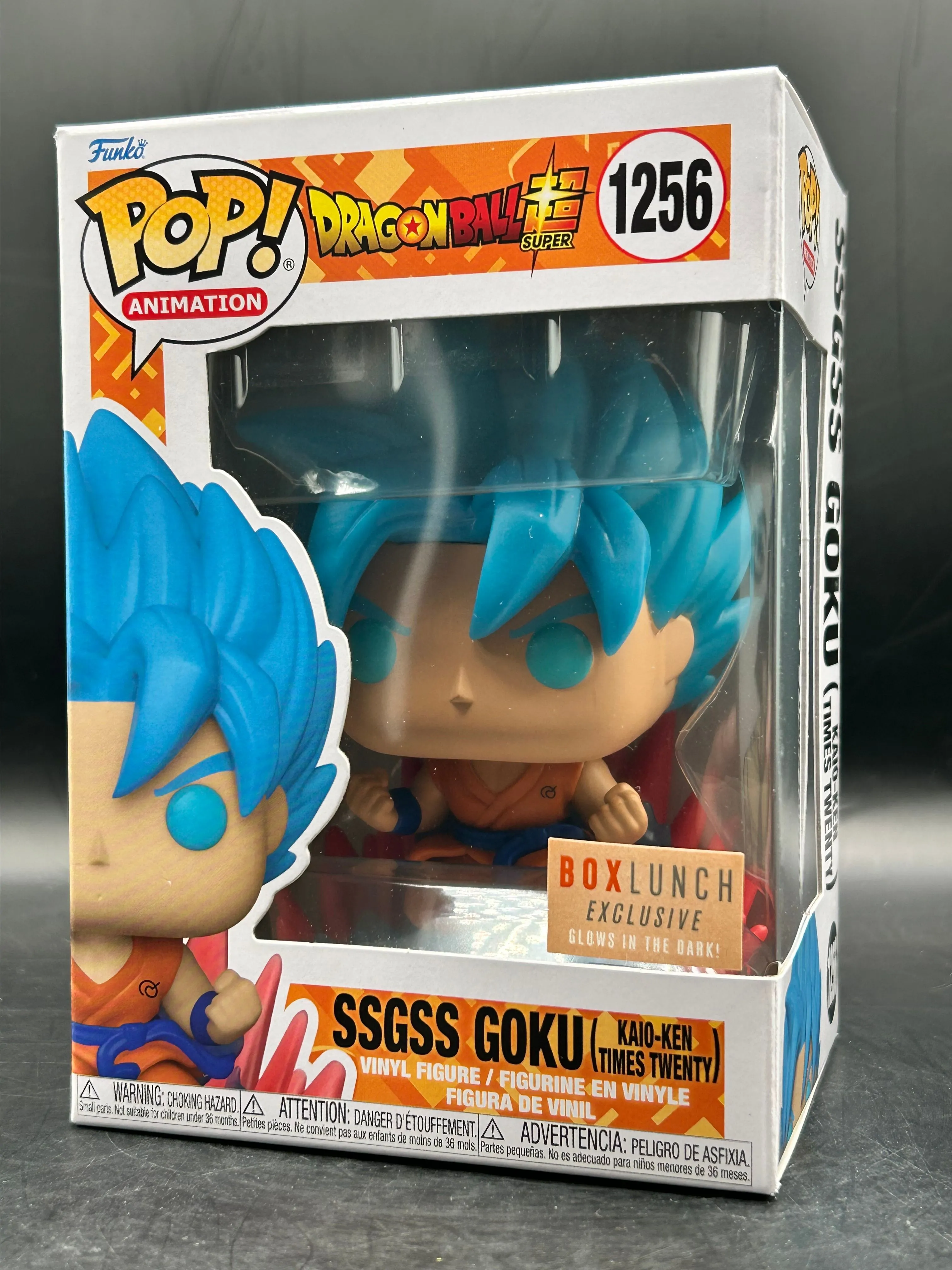 Product image for SSGSS Goku (Kaio-Ken Time Twenty) w/Protector