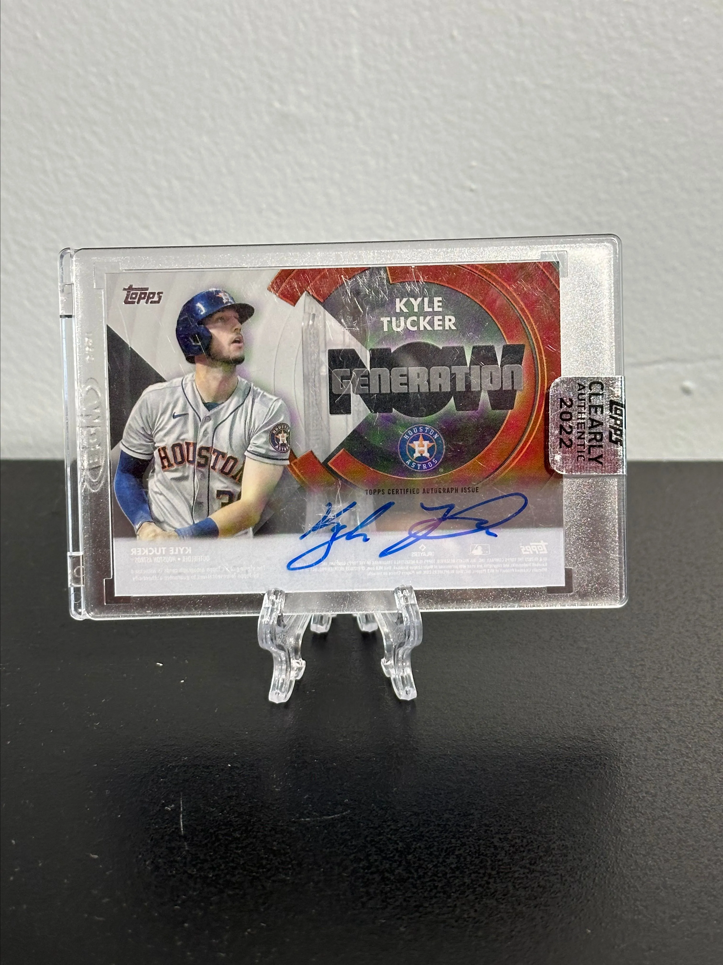 Product image for Topps Clearly Authentic Generation Now Kyle Tucker Auto