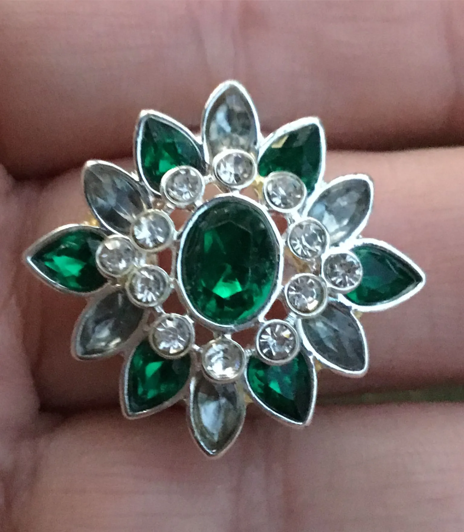 Product image for 13A. Stunning Layered Glass Ring