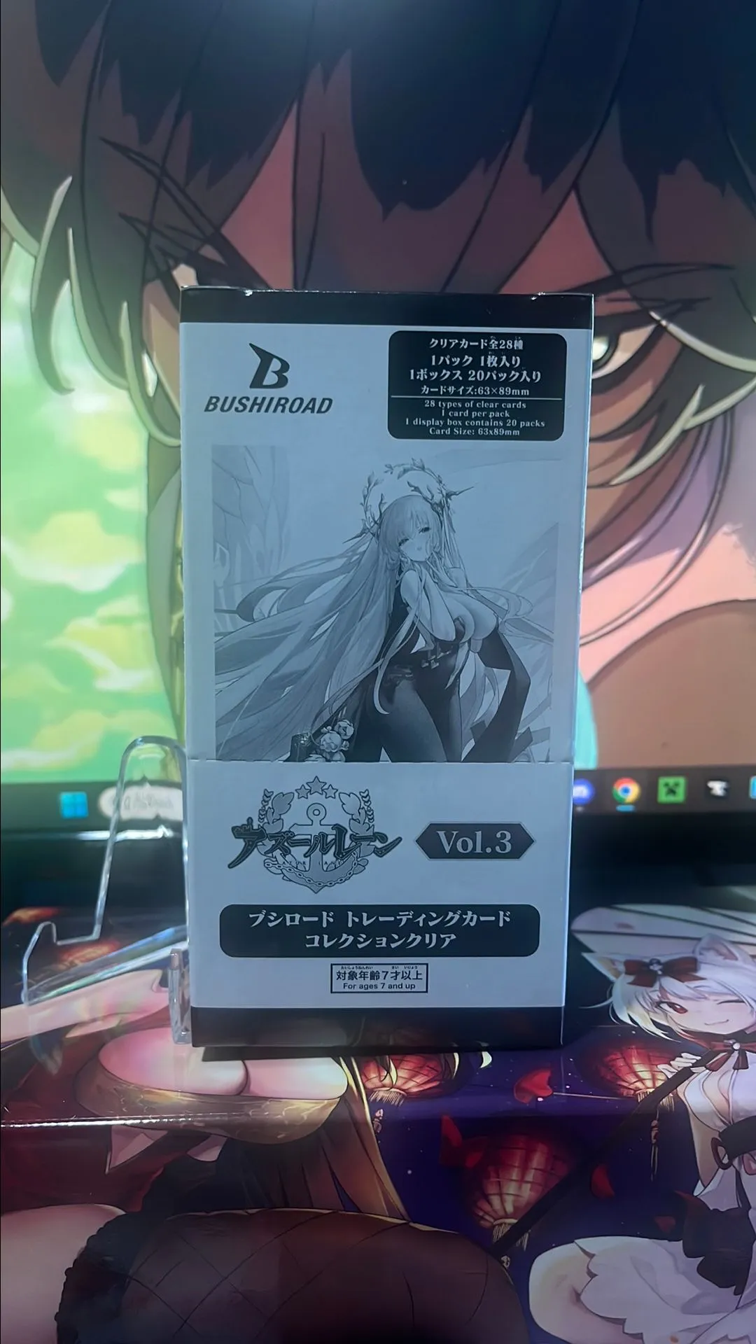 Product image for Azur Lane vol 3 clear cards box