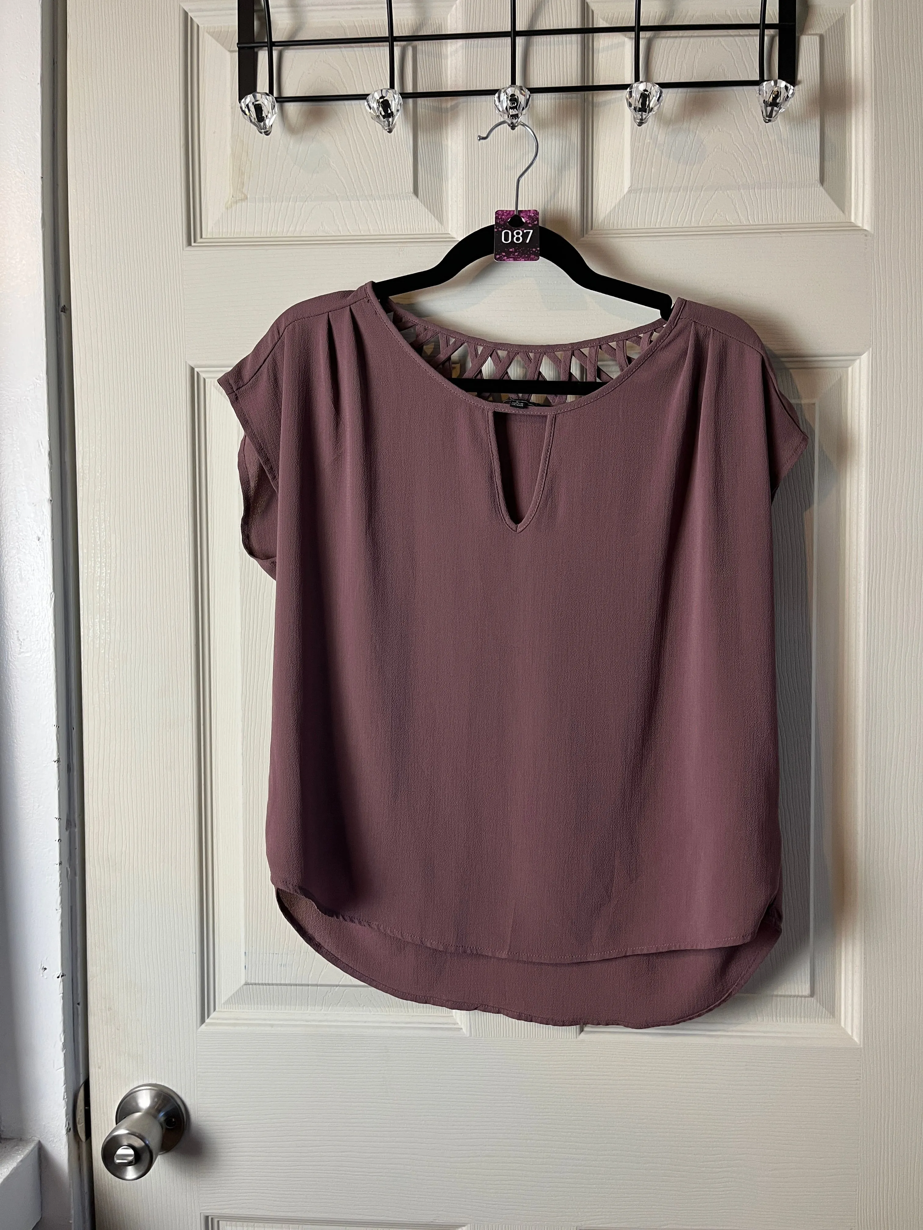 Product image for 87. Paper moon Large mauve blouse