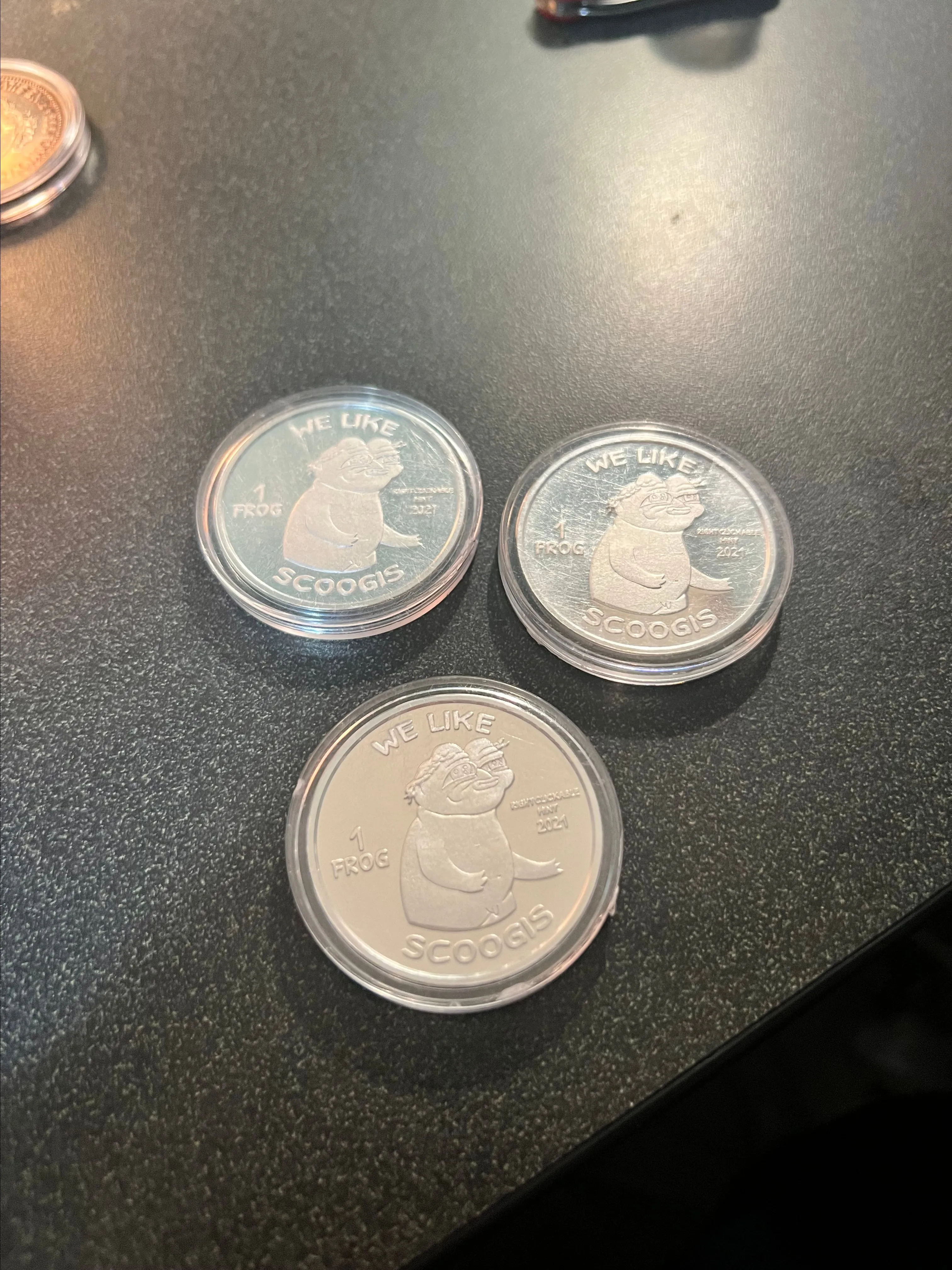 Product image for Lot of 3 “Scoogi’s” an NFT project by the original Pepe meme artist