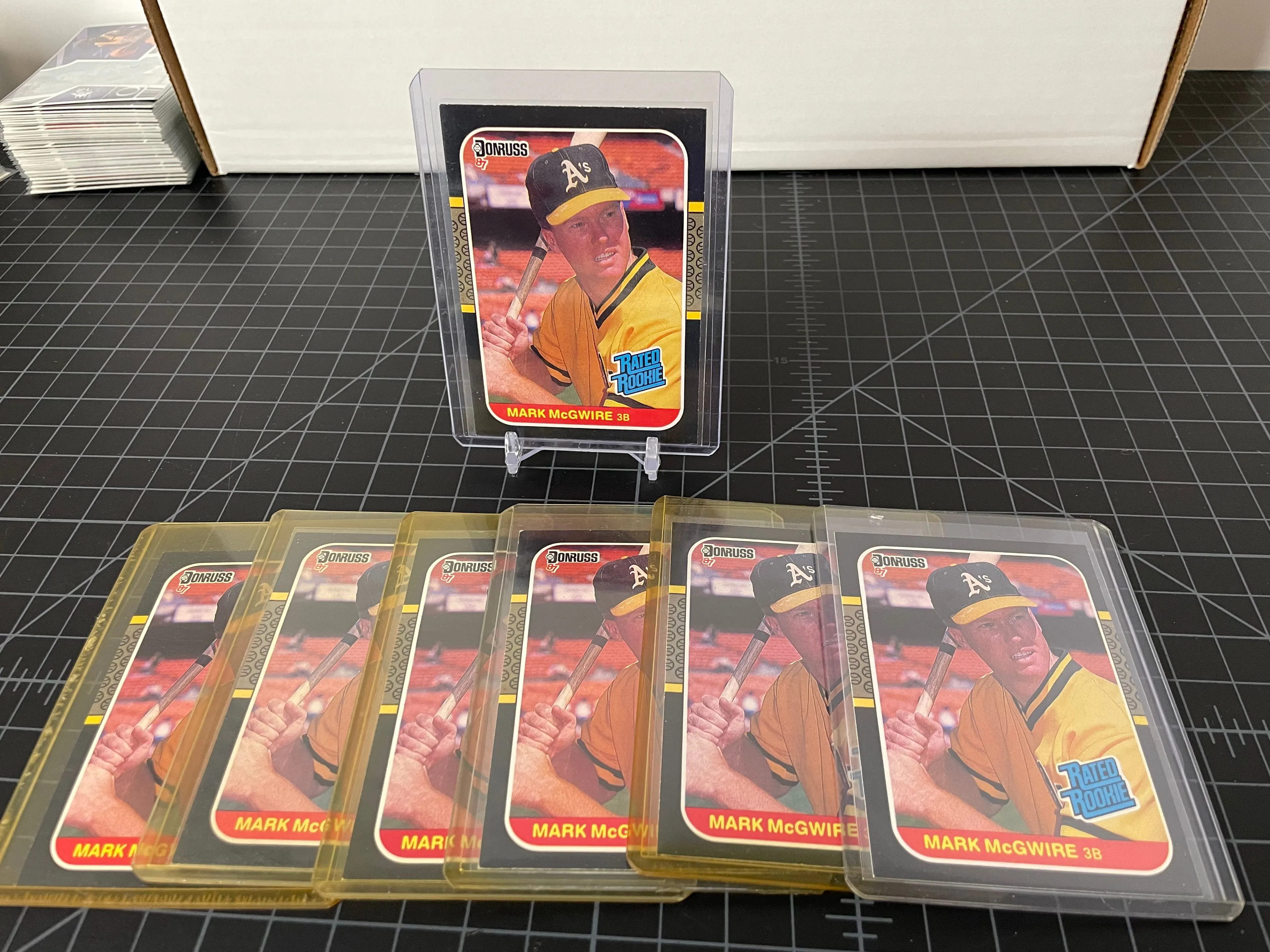 Product image for Mark Mcgwire 1987 Donruss RC Lot(7)