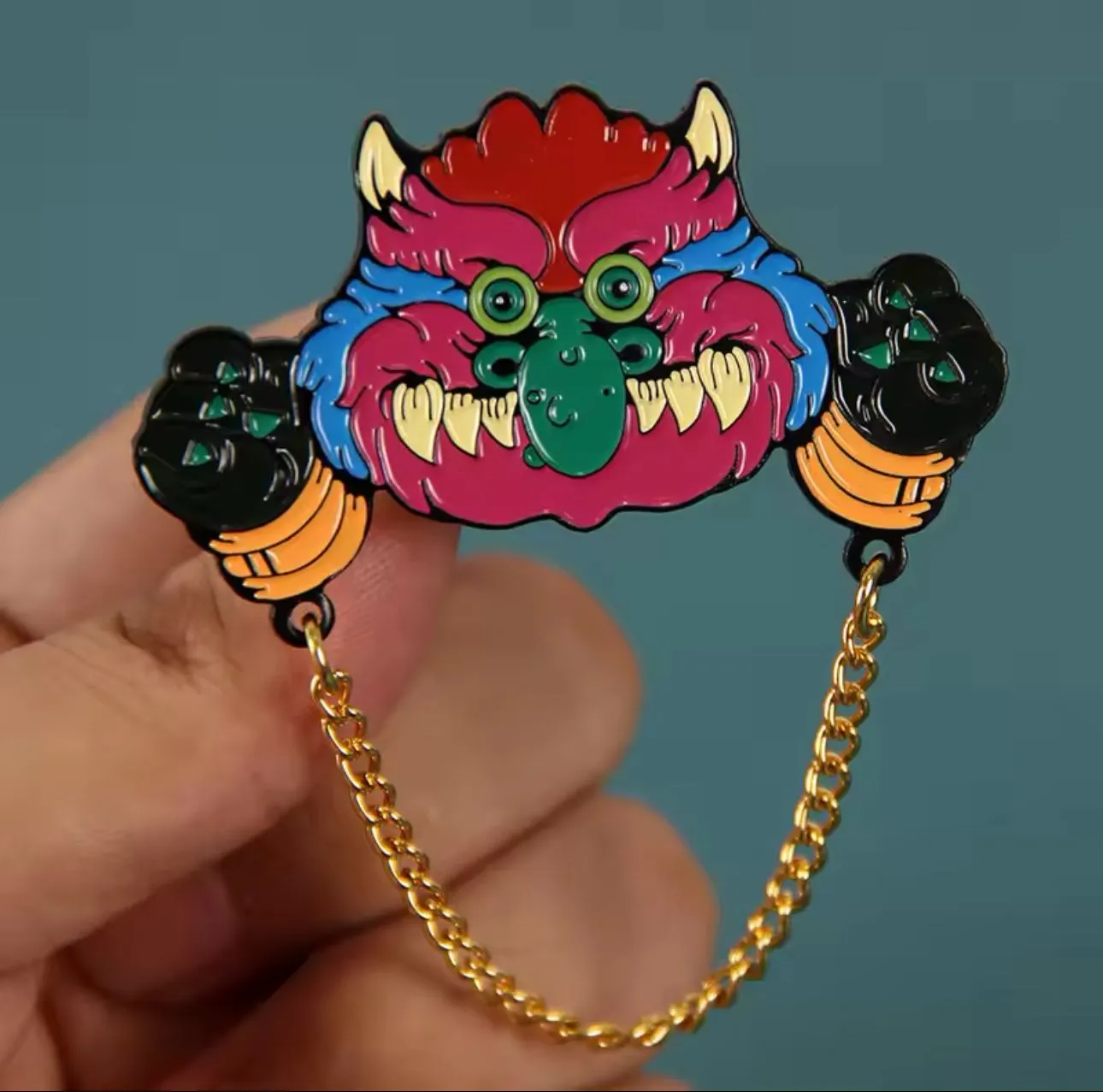 Product image for My Pet Monster Enamel Pin Badge NEW