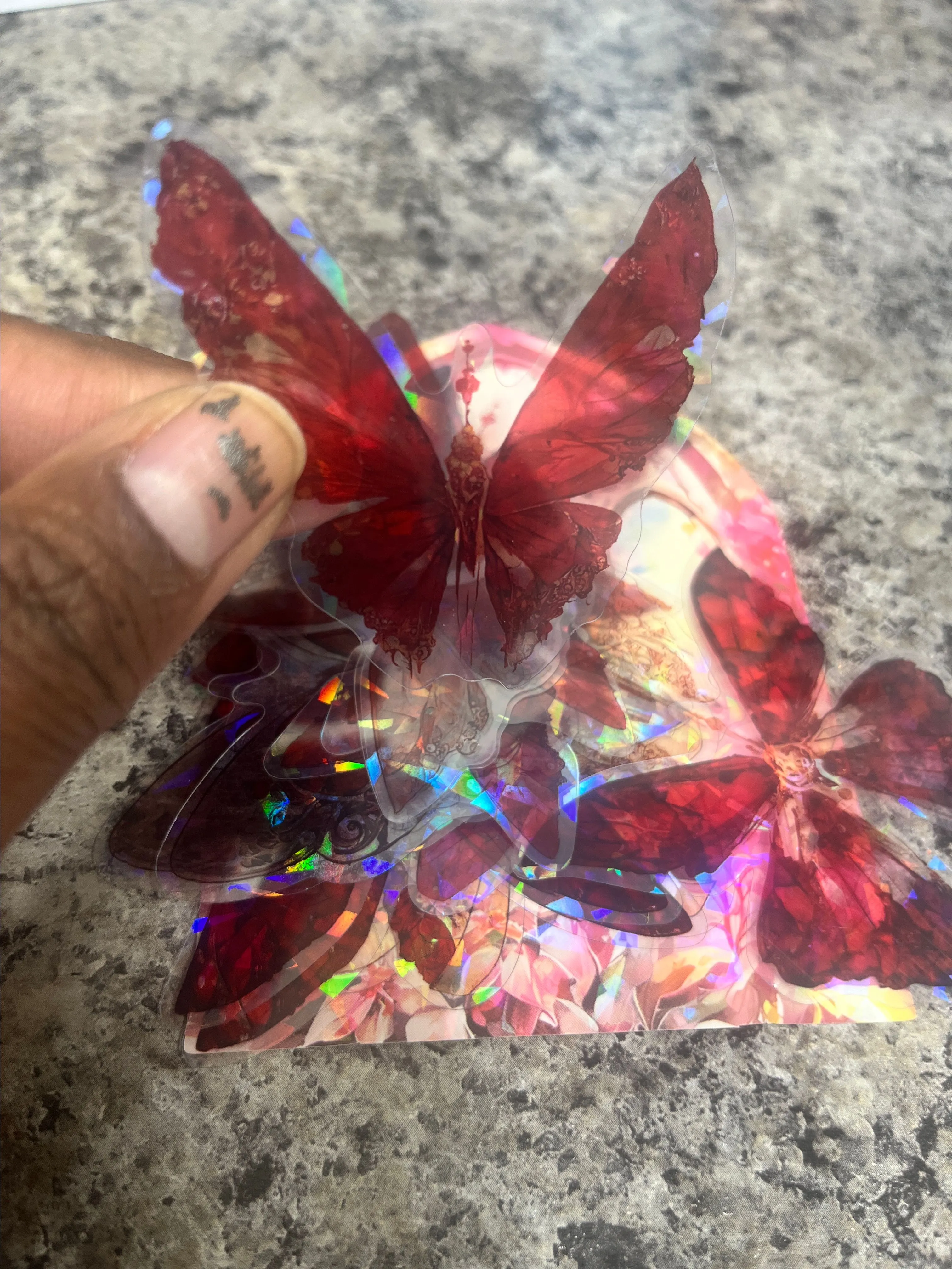 Product image for Red Butterfly Stickers