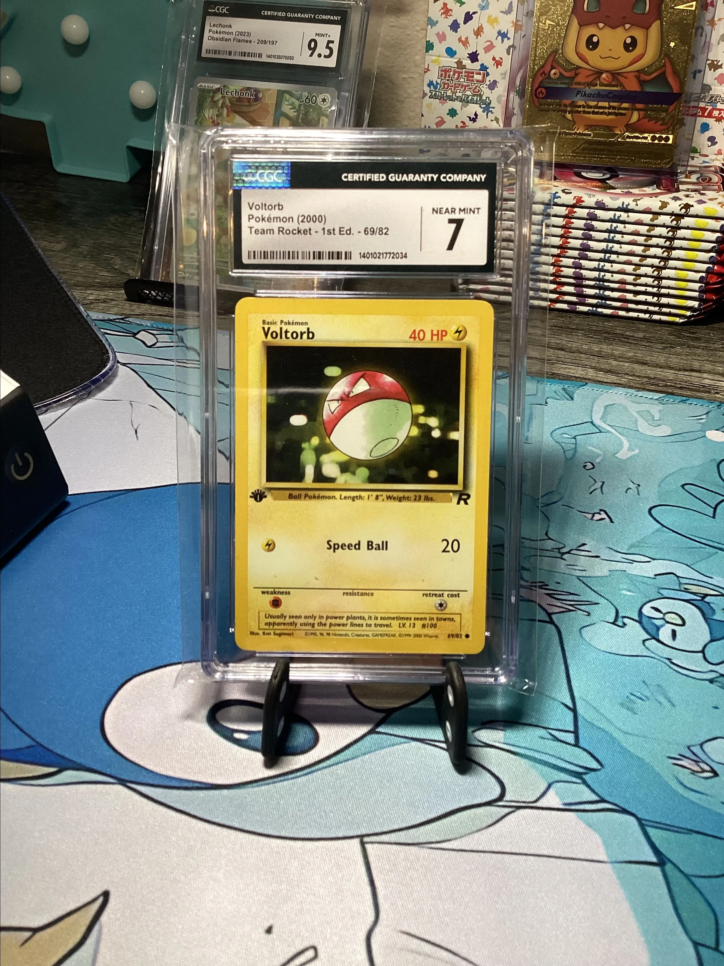 Product image for 2000 Pokemon Team Rocket 1st ed. Voltorb
