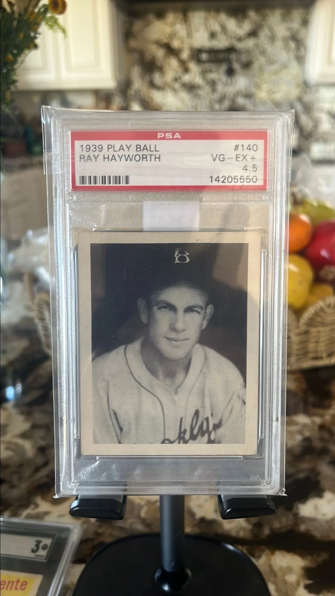 Product image for 1939 Play Ball Ray Hayworth 140  PSA VG-EX+ 4.5