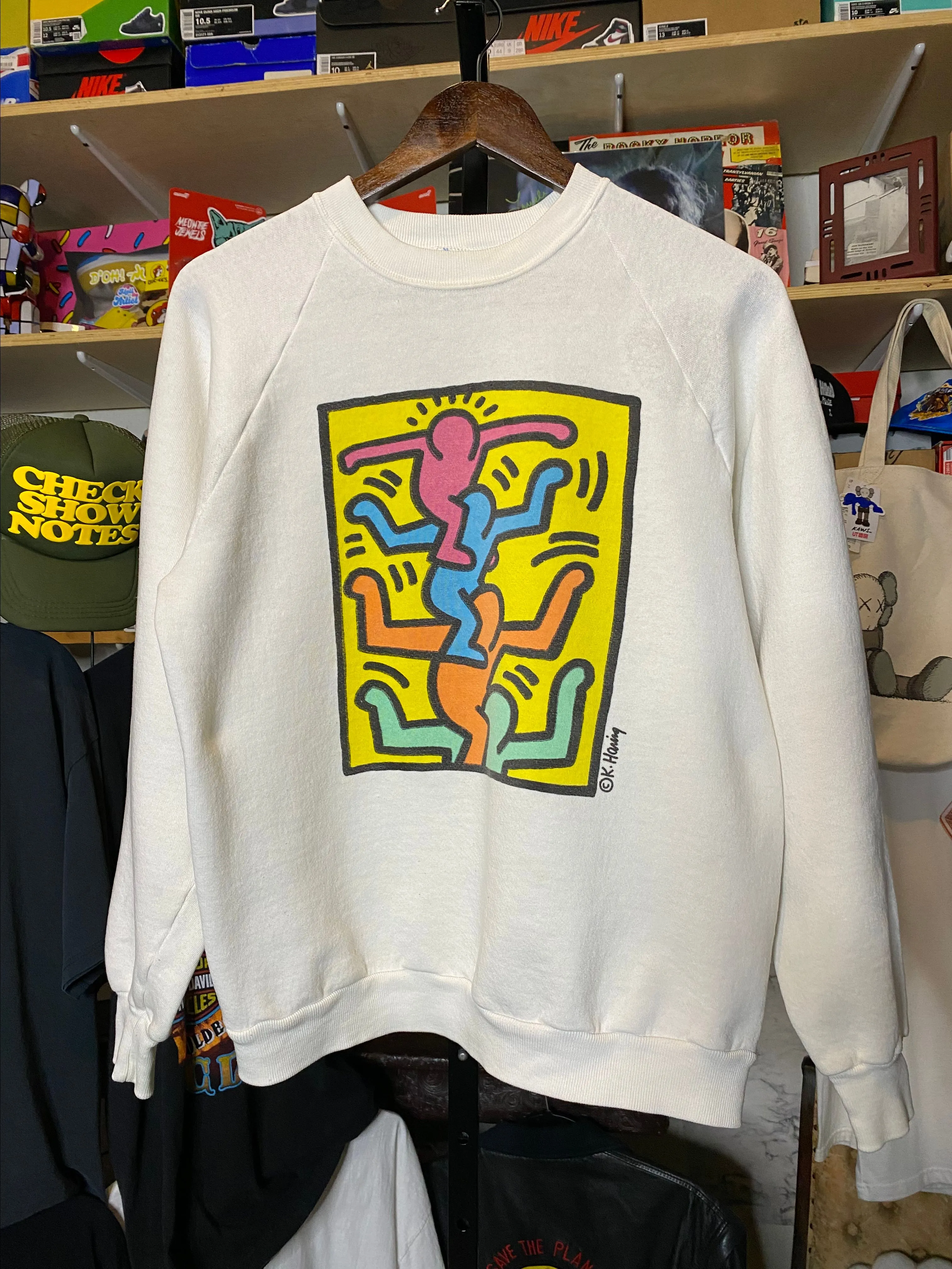 Product image for 🔥INSANE GRAIL🔥 $250+ 80s KEITH HARRING CREW fits szM