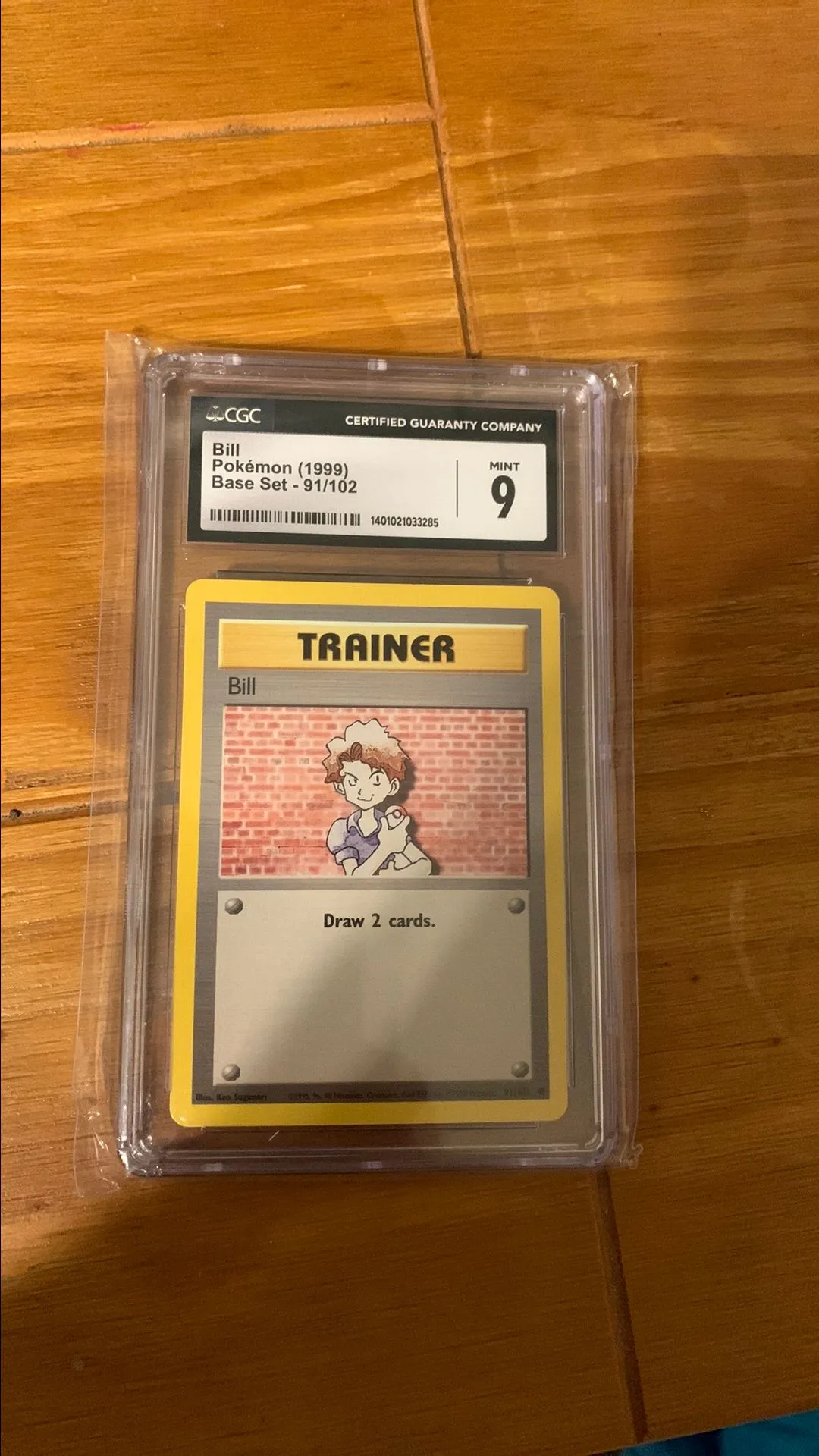 Product image for CGC 9 Bill from Base Set