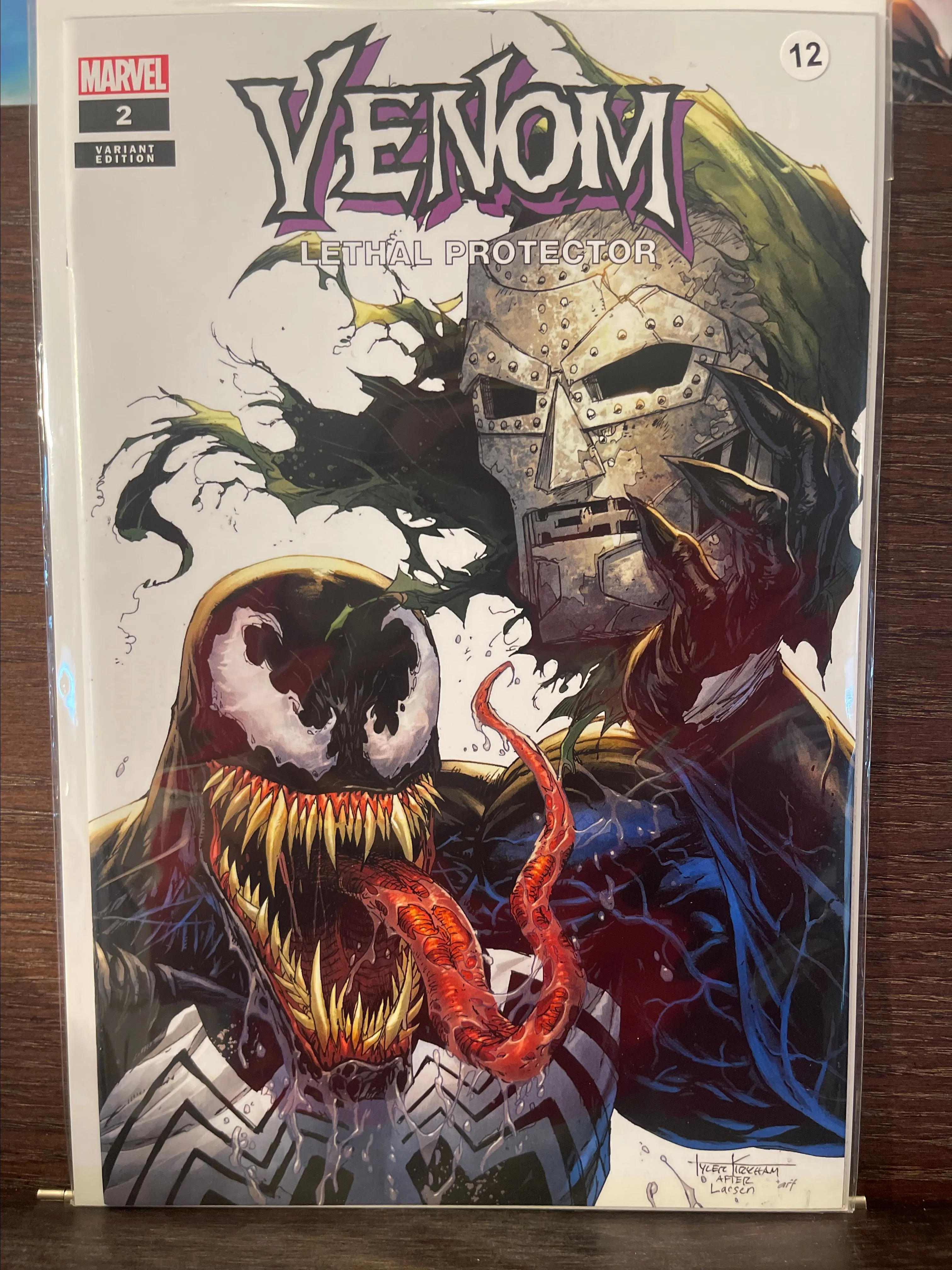 Product image for Venom Lethal Protector #2 2023 Trade Variant Comic Book  Doctor Doom Homage