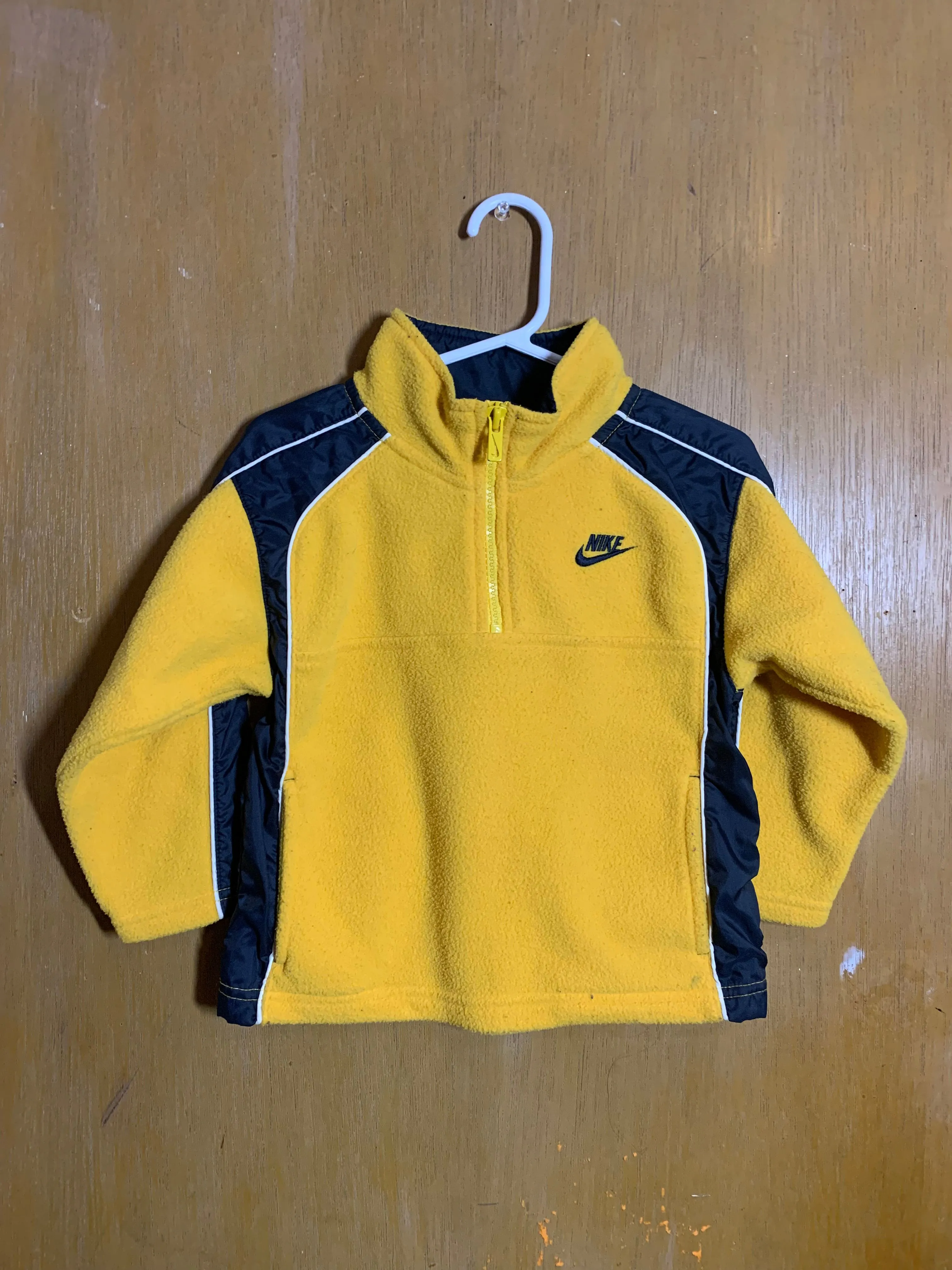 Product image for Nike toddler yellow fleece sweater