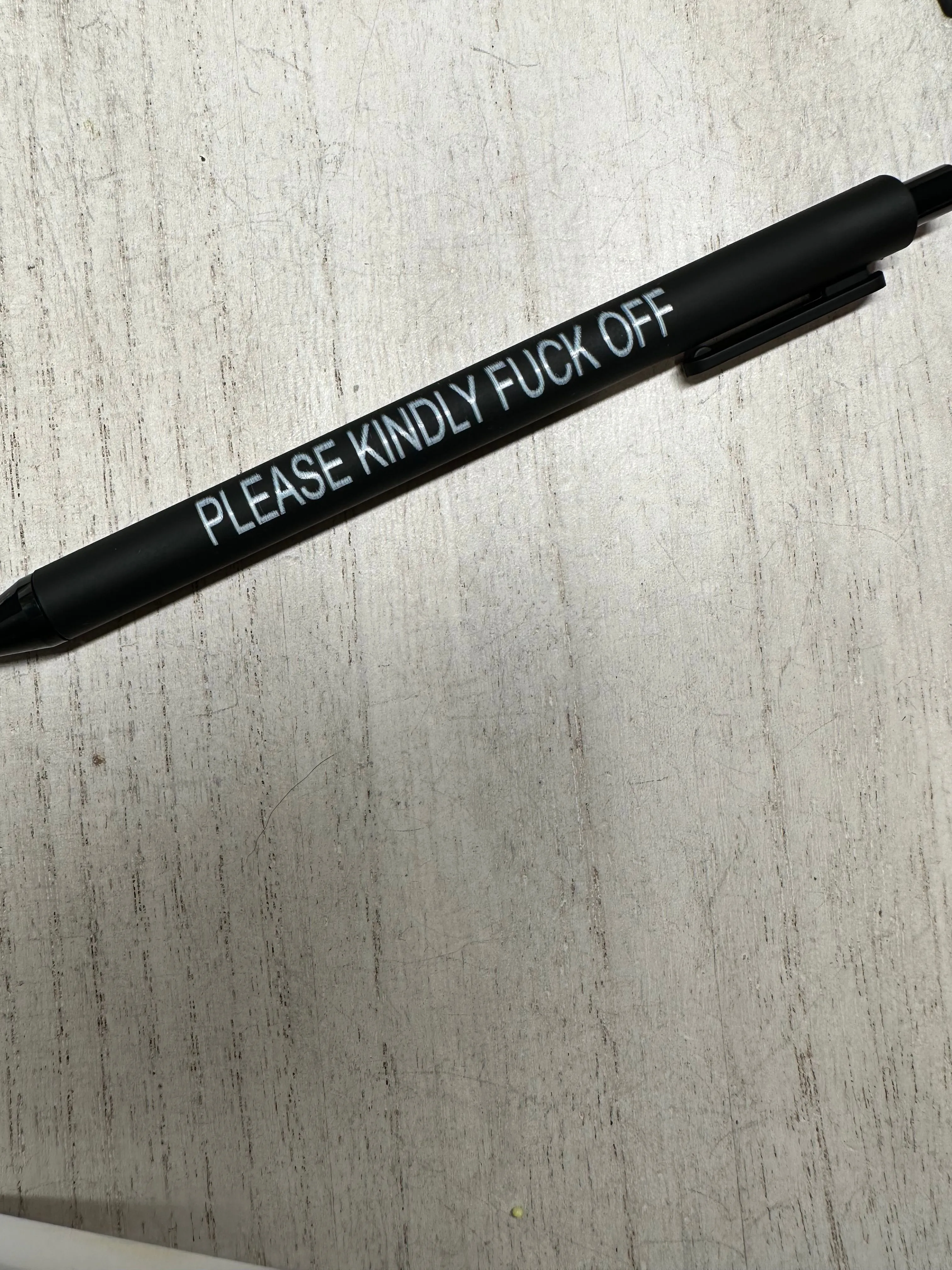 Product image for $Random act of writing “please kindly fuck off “