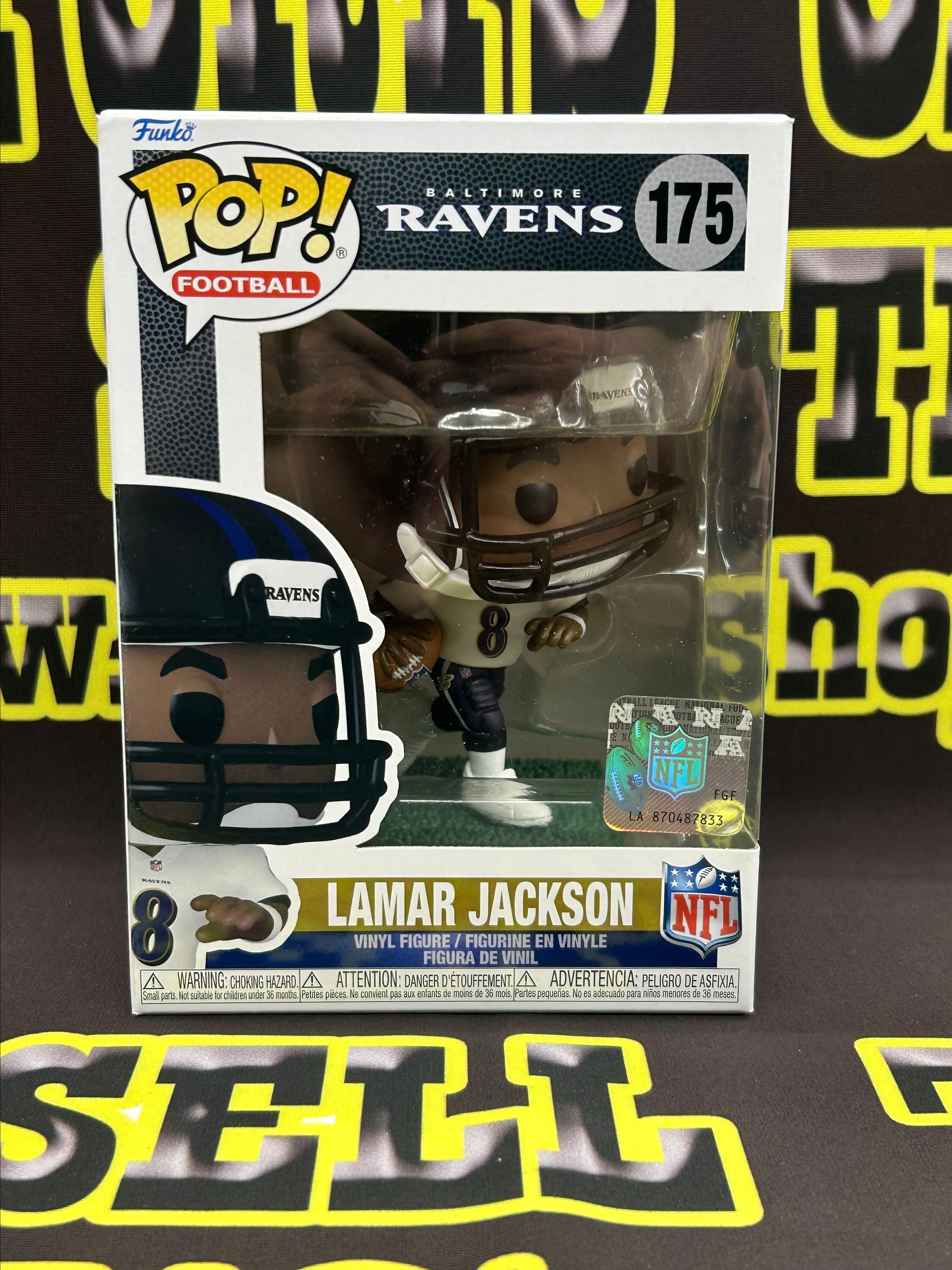 Product image for Funko Lamar Jackson pop