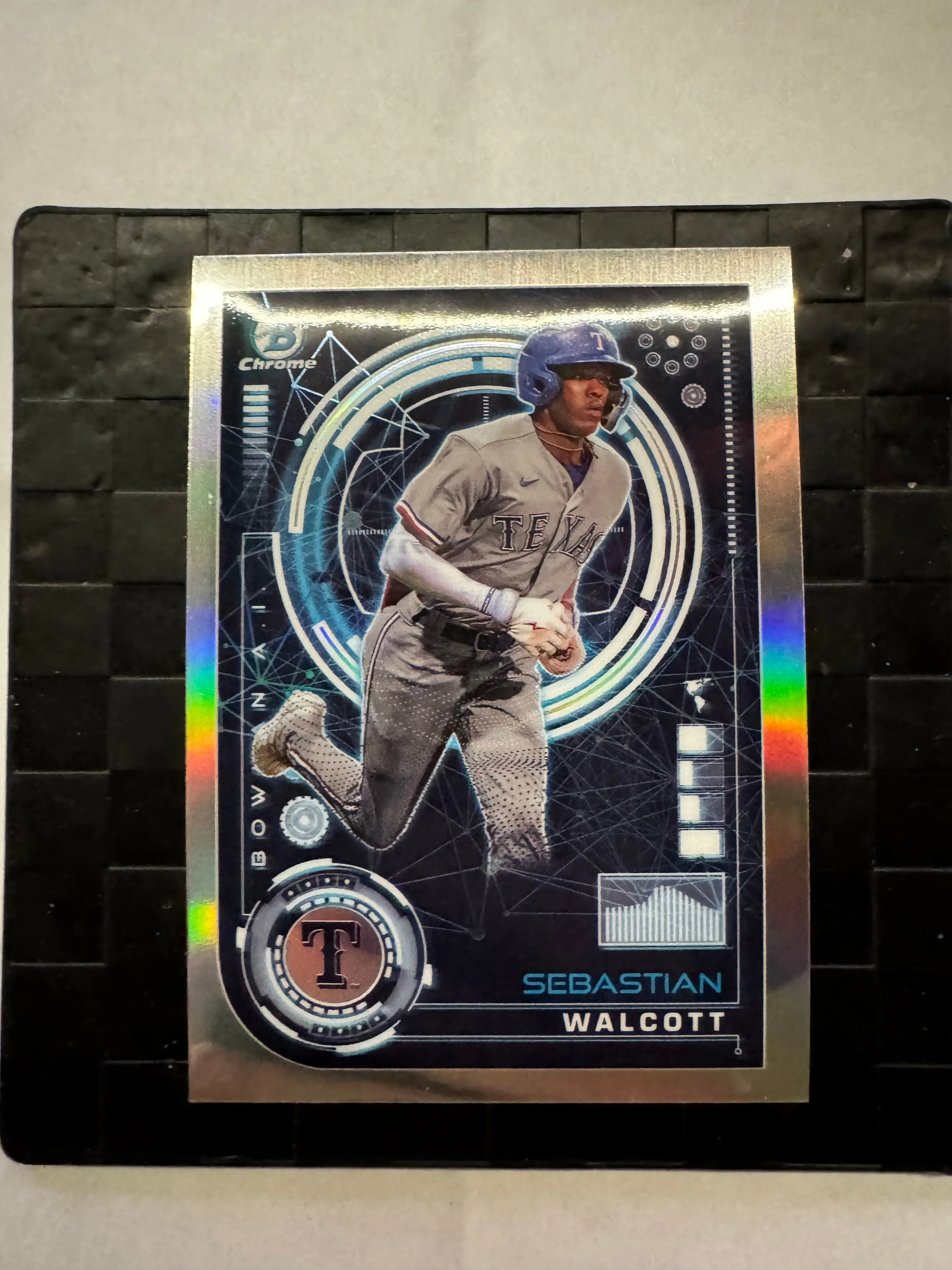 Product image for 2024 Topps Chrome Sebastian Walcott BAI-12 Insert Texas Rangers